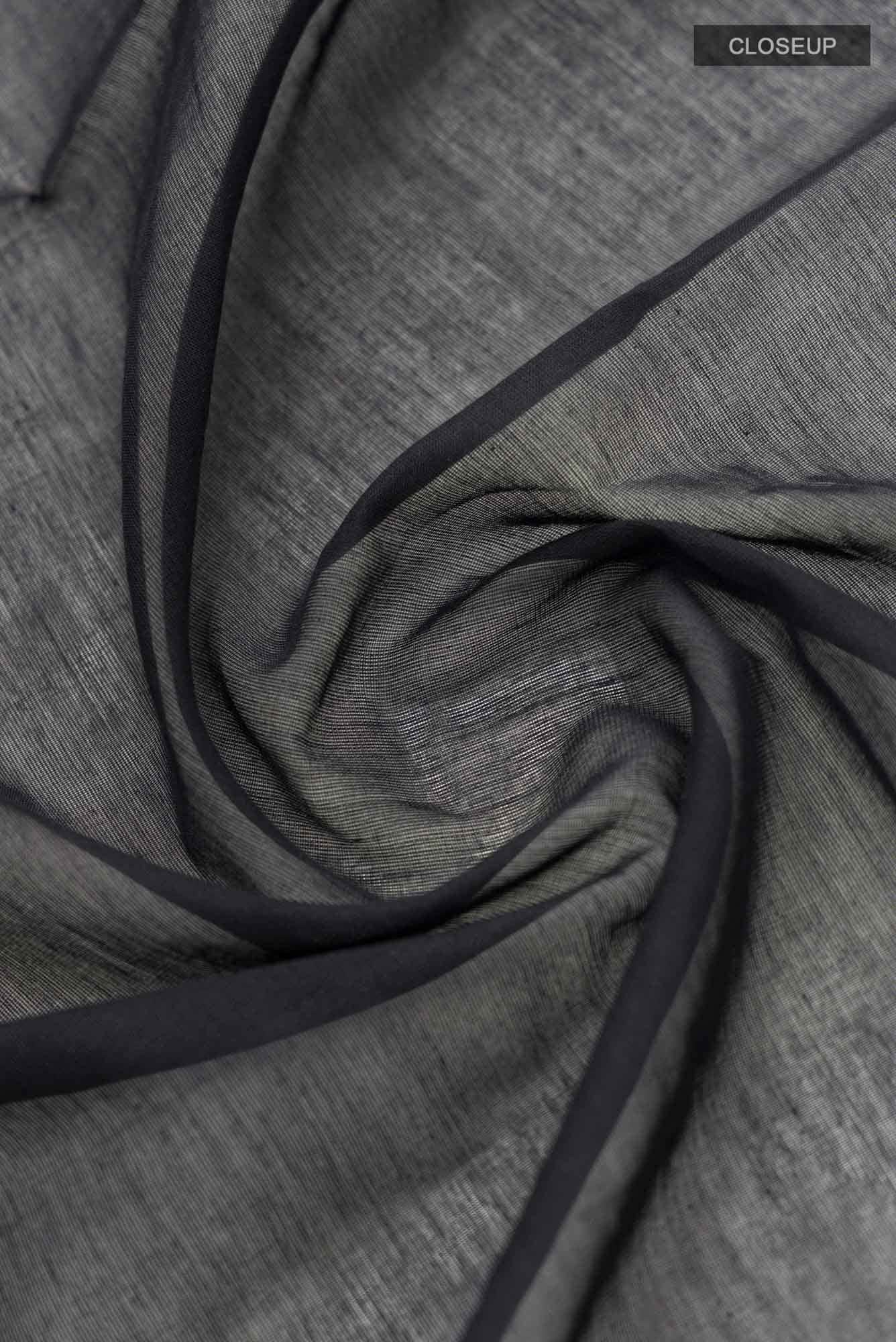 Anuradha-Black Bengal Cotton Saree