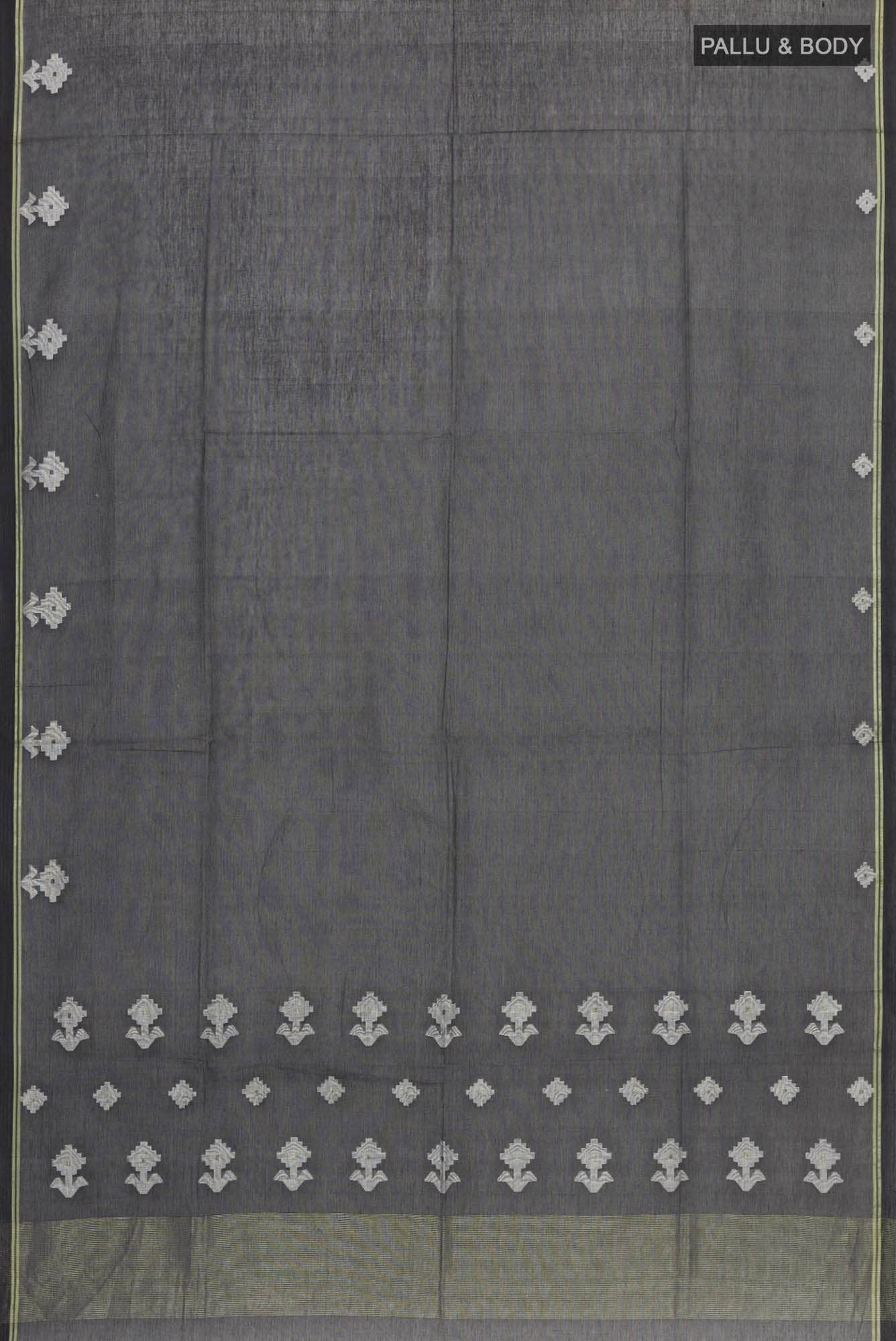 Anuradha-Black Bengal Cotton Saree