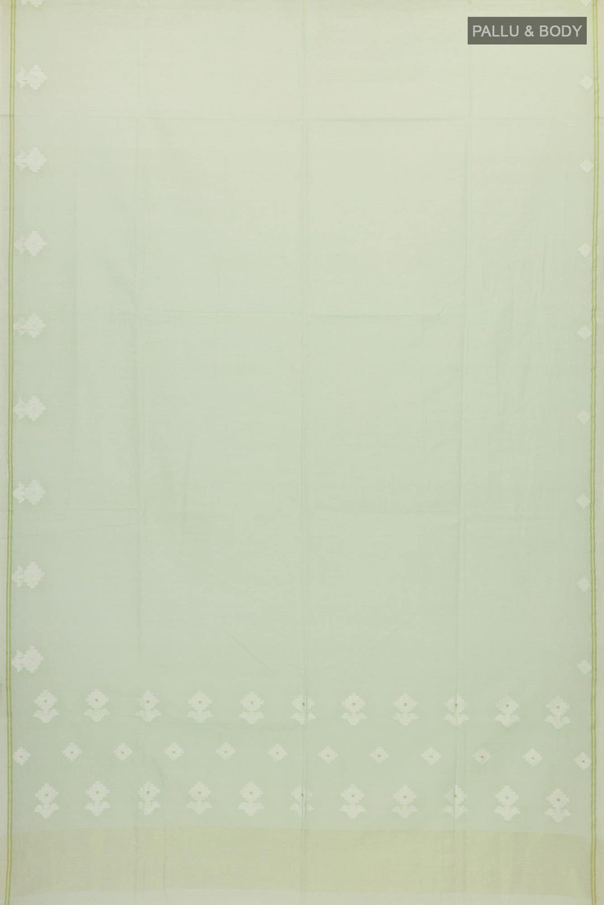 Anuradha-Mint Green Bengal Cotton Saree
