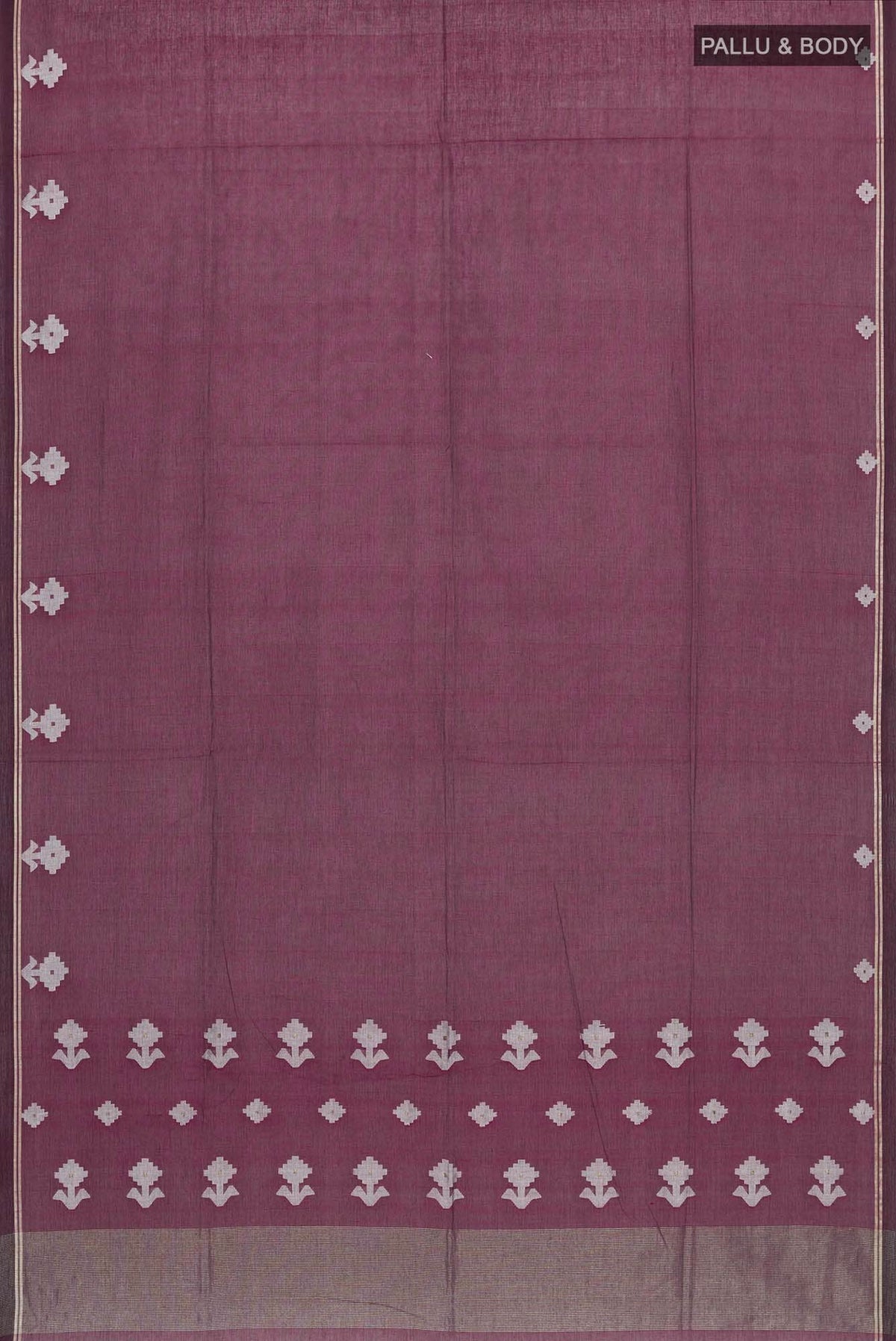Anuradha-Maroon Bengal Cotton Saree