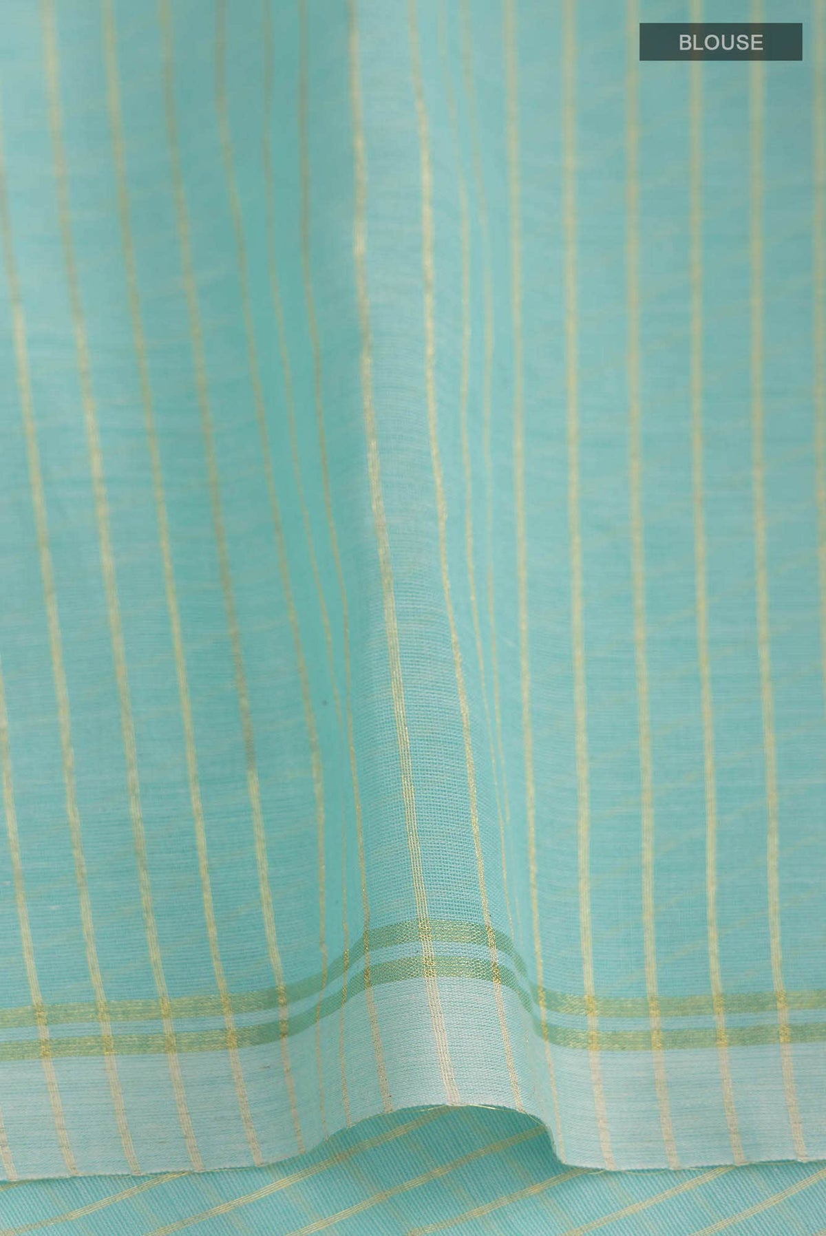 Anuradha-Aqua Blue Bengal Cotton Saree