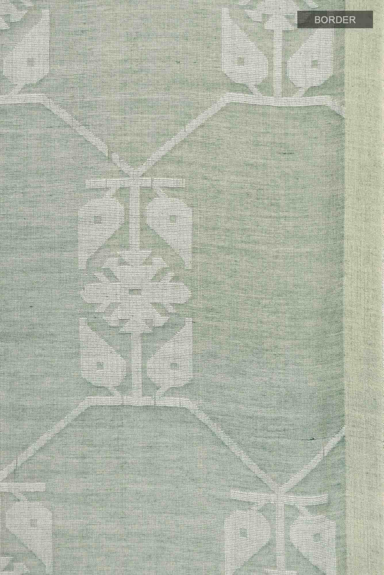 Suman-Green Bengal Cotton Saree
