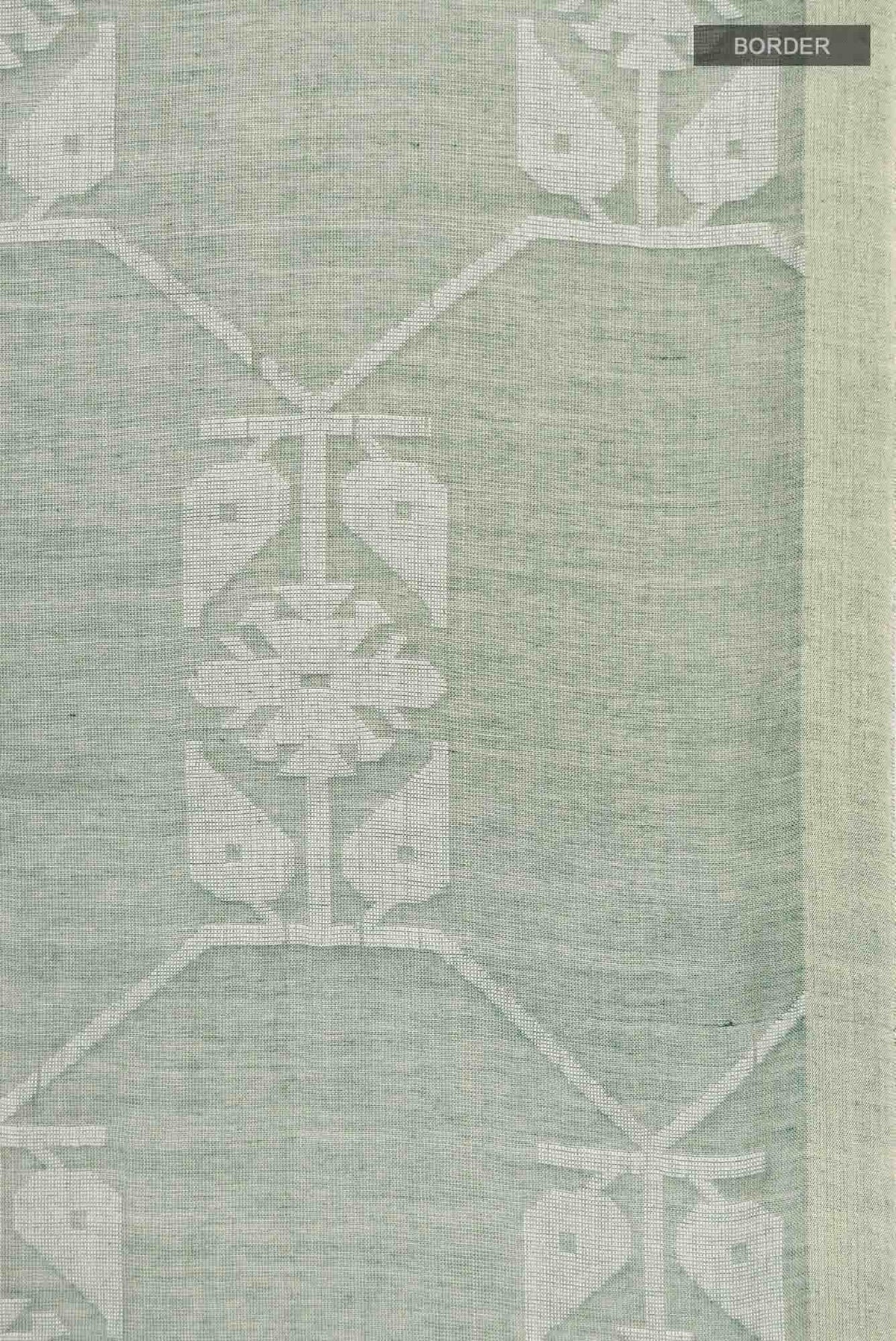 Suman-Green Bengal Cotton Saree