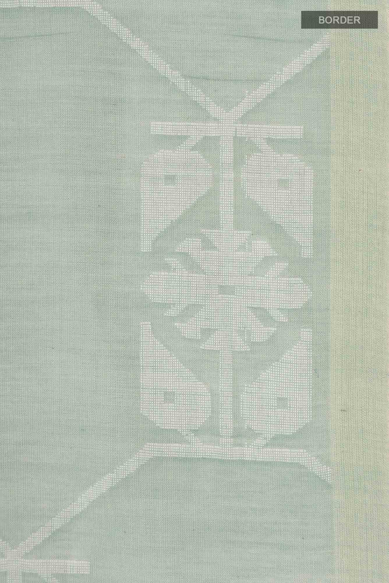 Suman-Light Green Bengal Cotton Saree