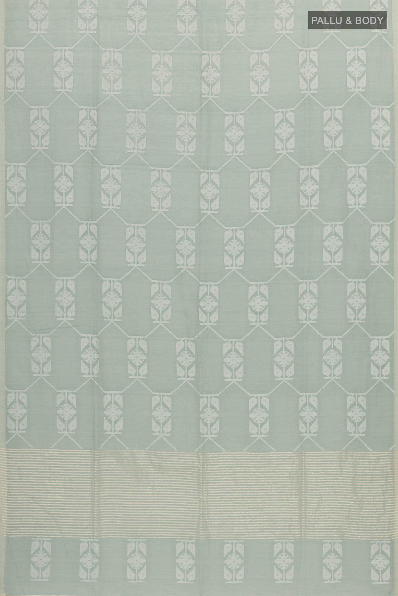 Suman-Light Green Bengal Cotton Saree