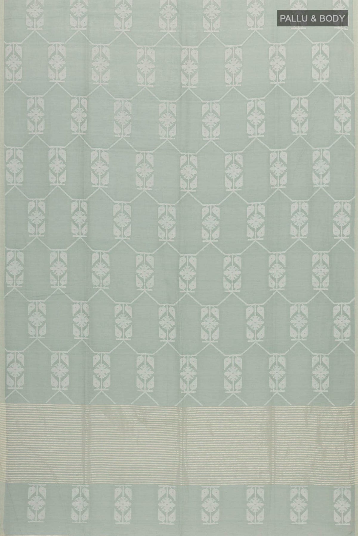 Suman-Light Green Bengal Cotton Saree