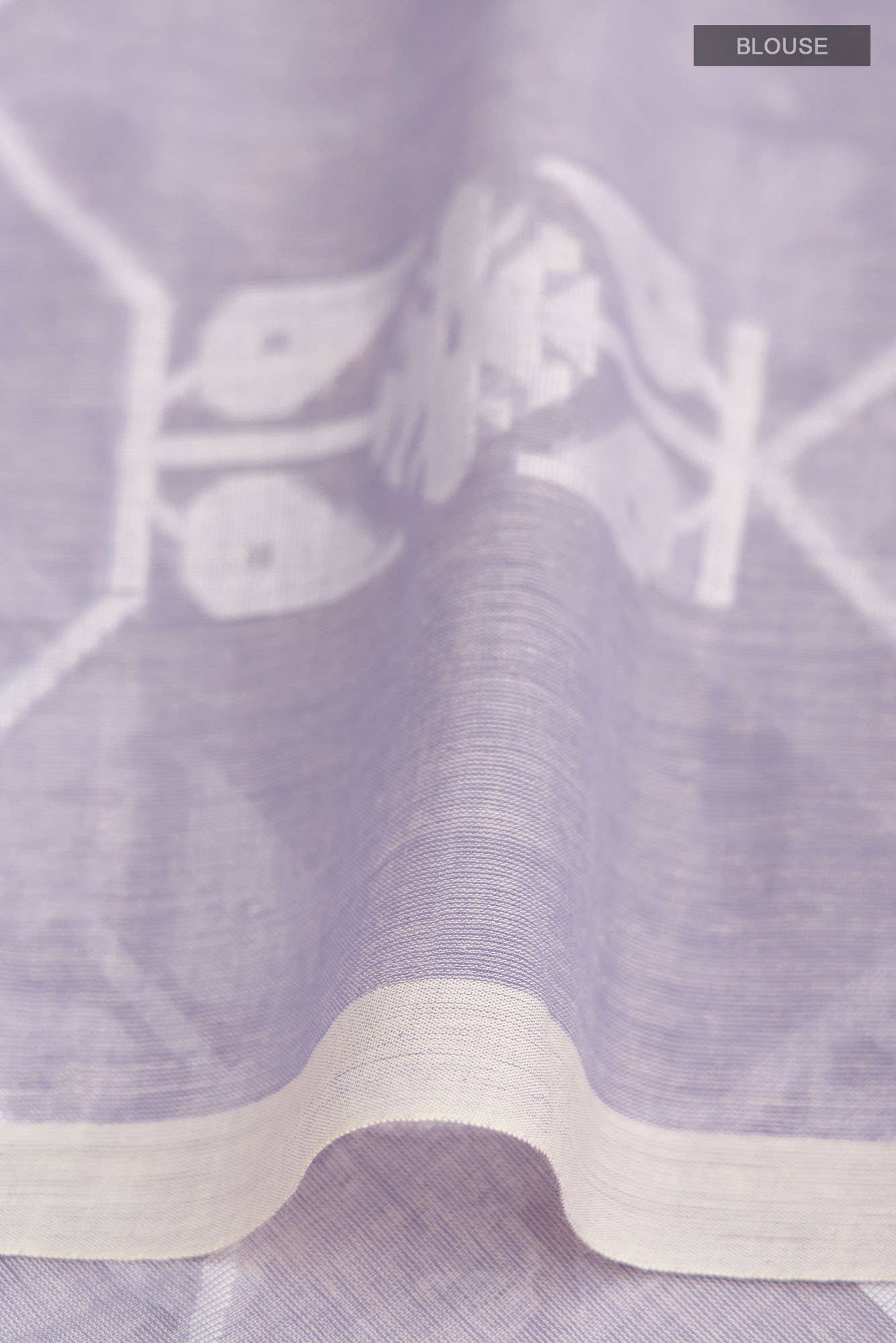 Suman-Lavender Bengal Cotton Saree