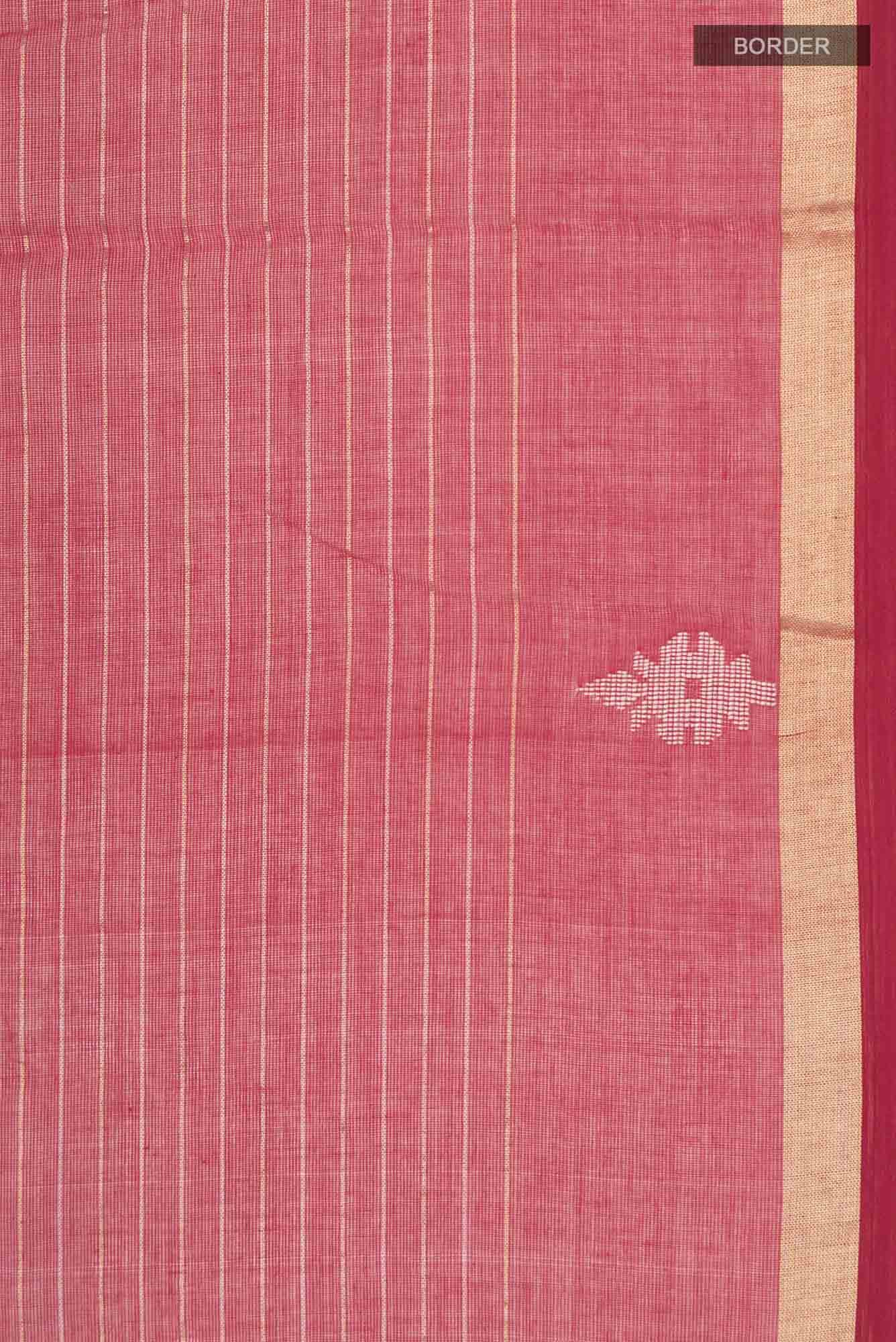 Haimanti-Red Bengal Cotton Saree