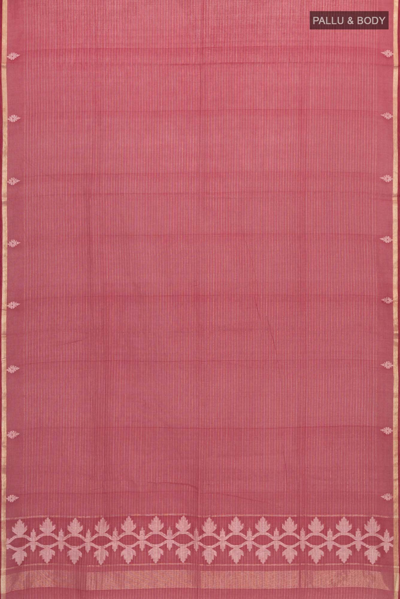 Haimanti-Red Bengal Cotton Saree