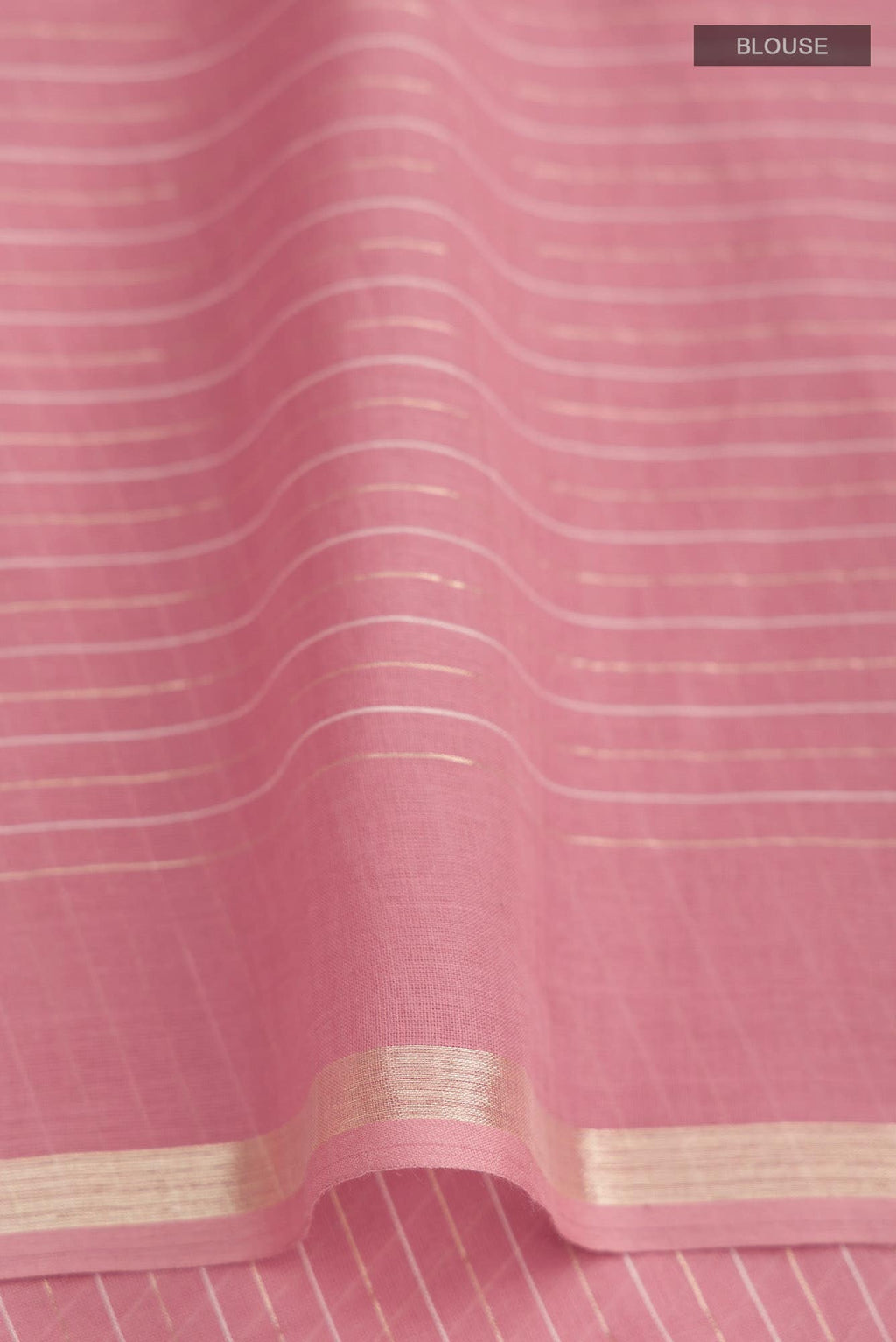 Haimanti-Dusky Pink Bengal Cotton Saree