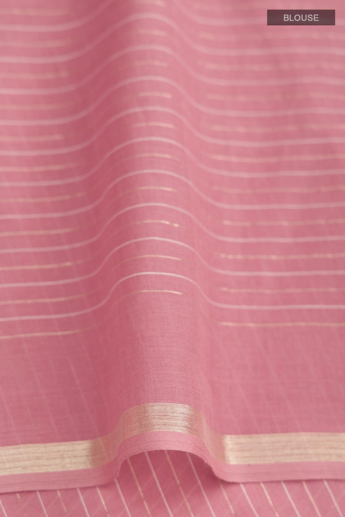 Haimanti-Dusky Pink Bengal Cotton Saree