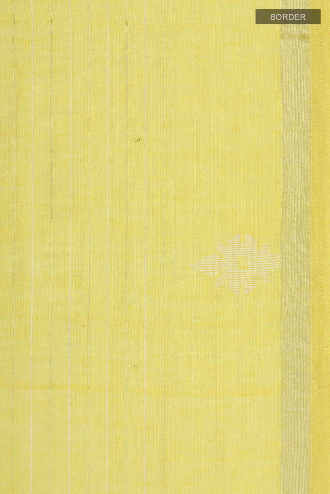 Haimanti-Yellow Bengal Cotton Saree