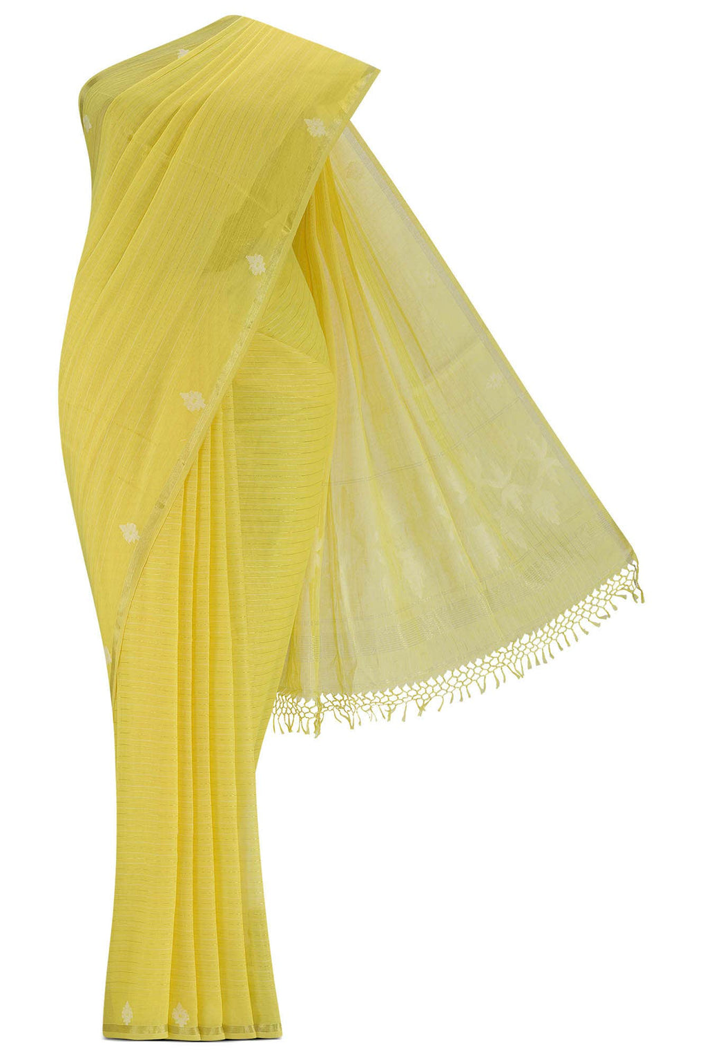 Haimanti-Yellow Bengal Cotton Saree