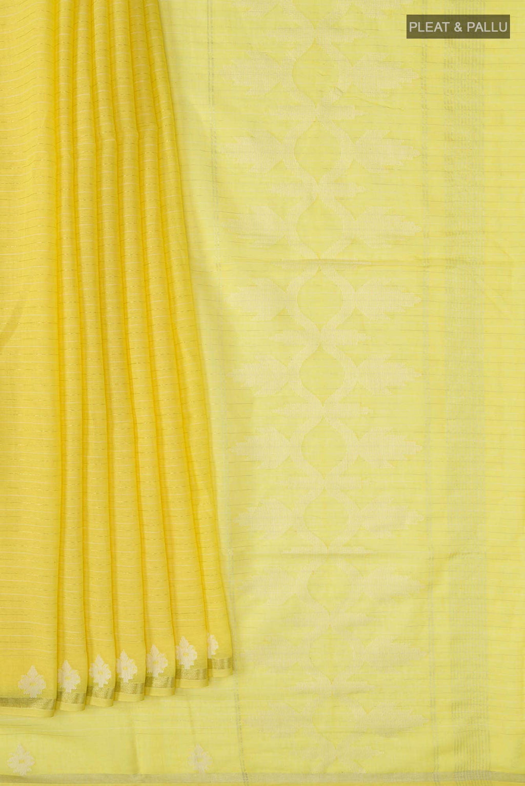 Haimanti-Yellow Bengal Cotton Saree