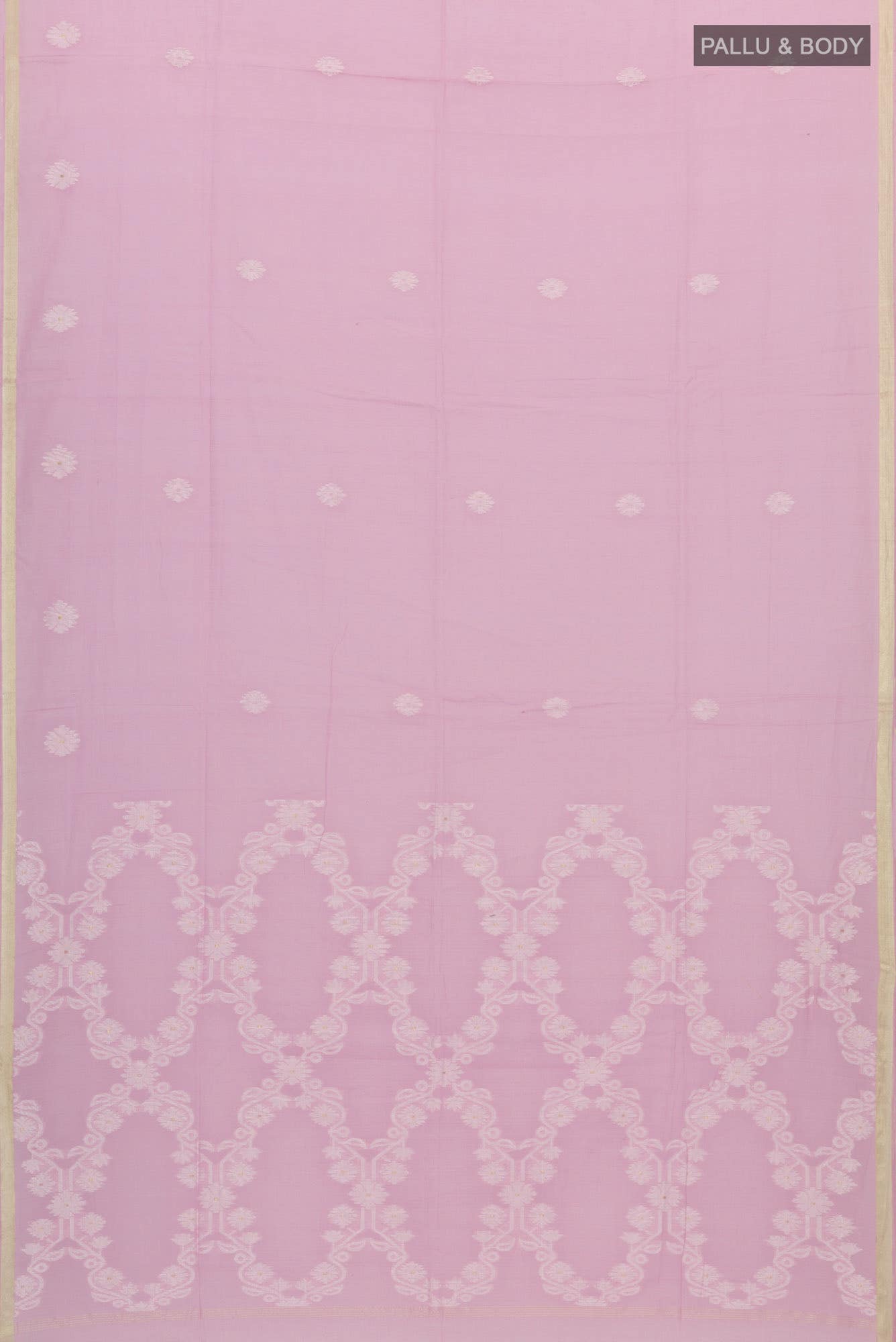 Aaheli-Pink Bengal Cotton Saree