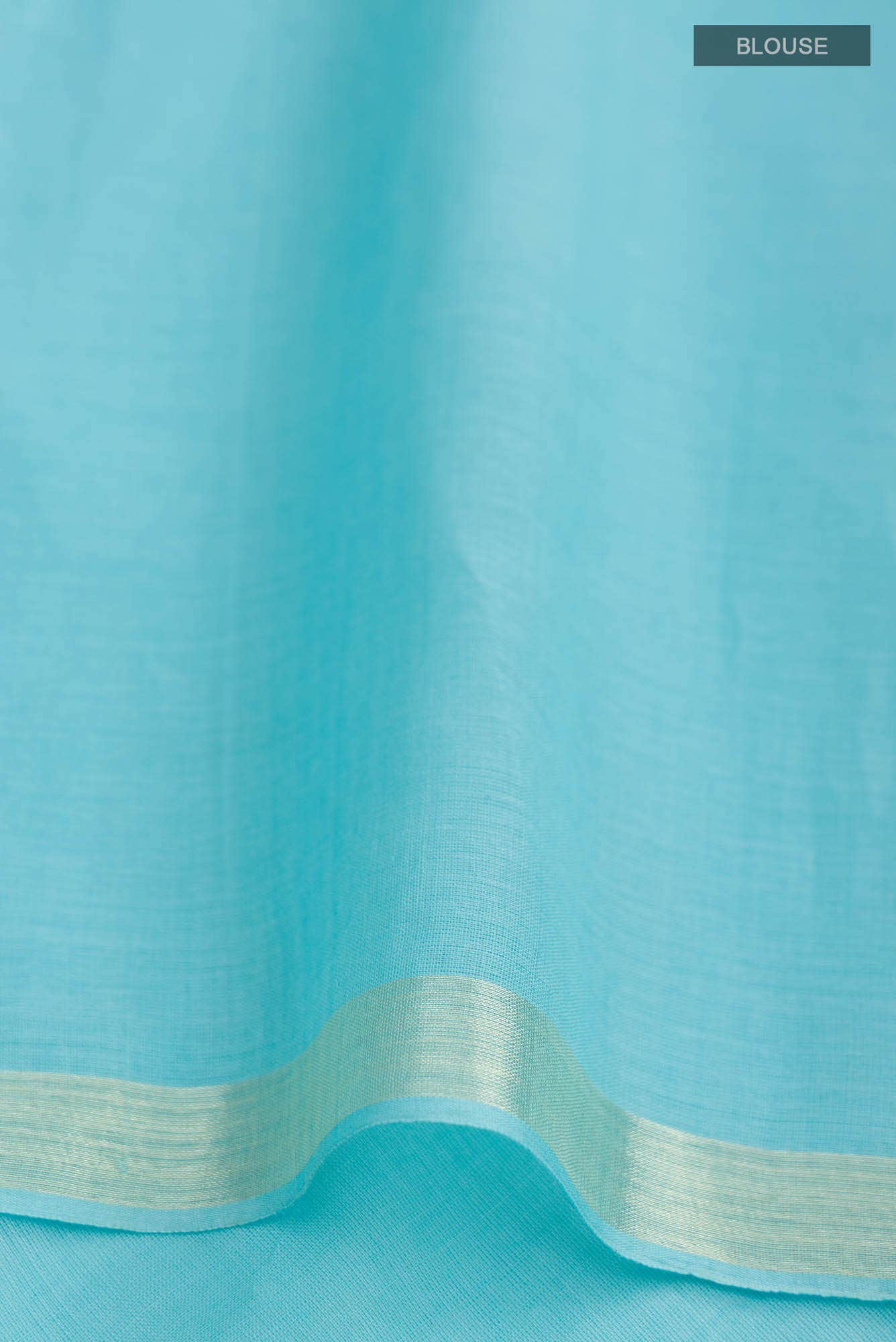 Aaheli-Light Blue Bengal Cotton Saree