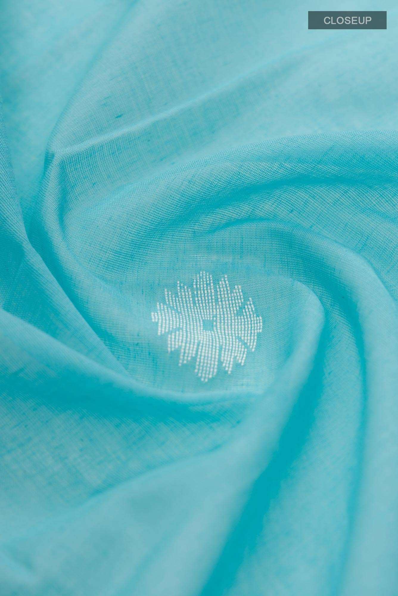 Aaheli-Light Blue Bengal Cotton Saree