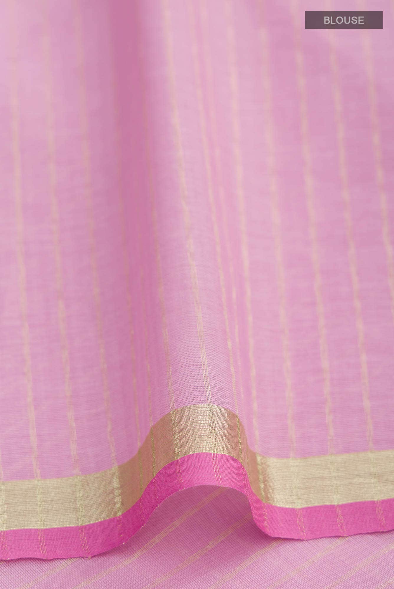 Damini-Pink Bengal Cotton Saree