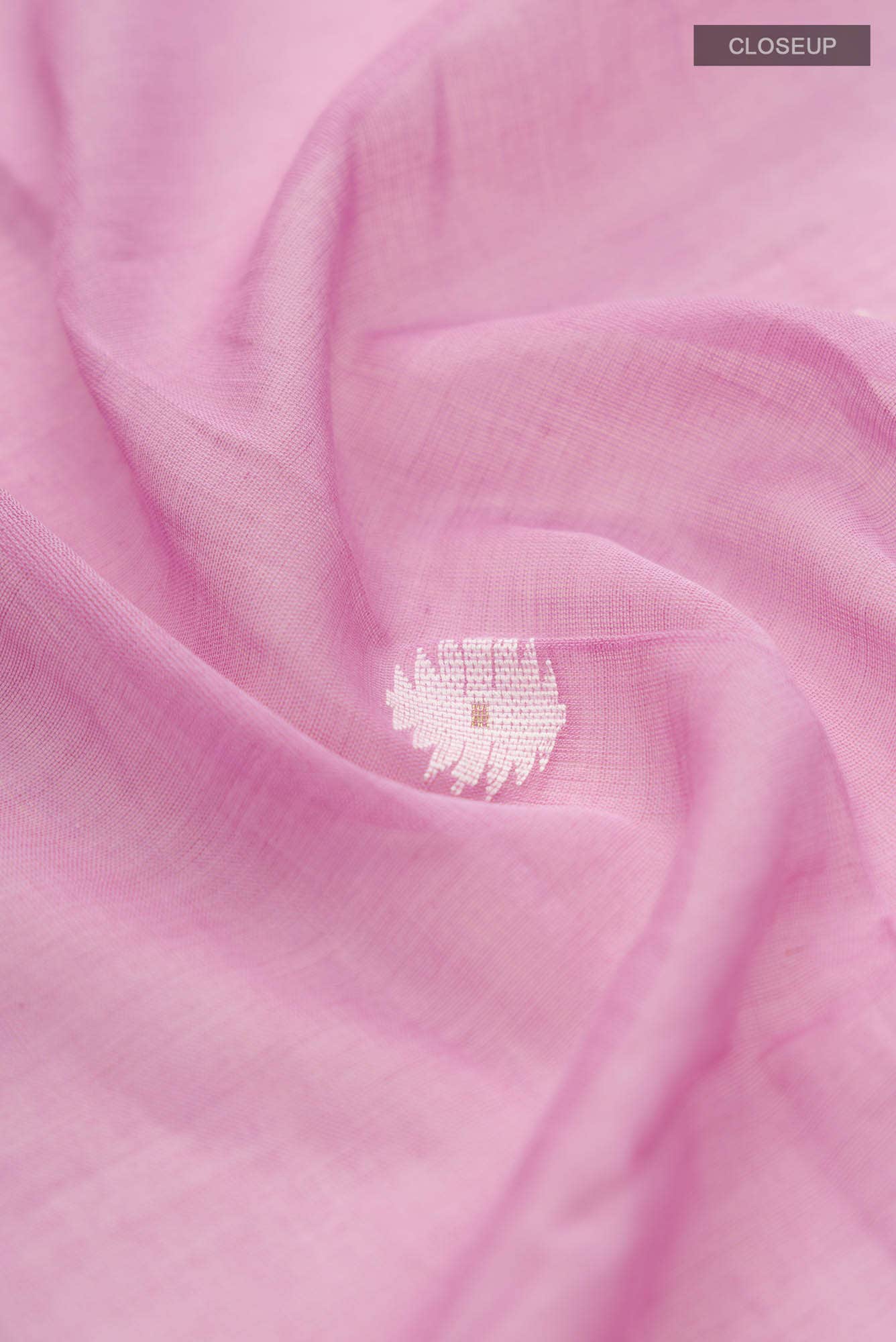 Damini-Pink Bengal Cotton Saree