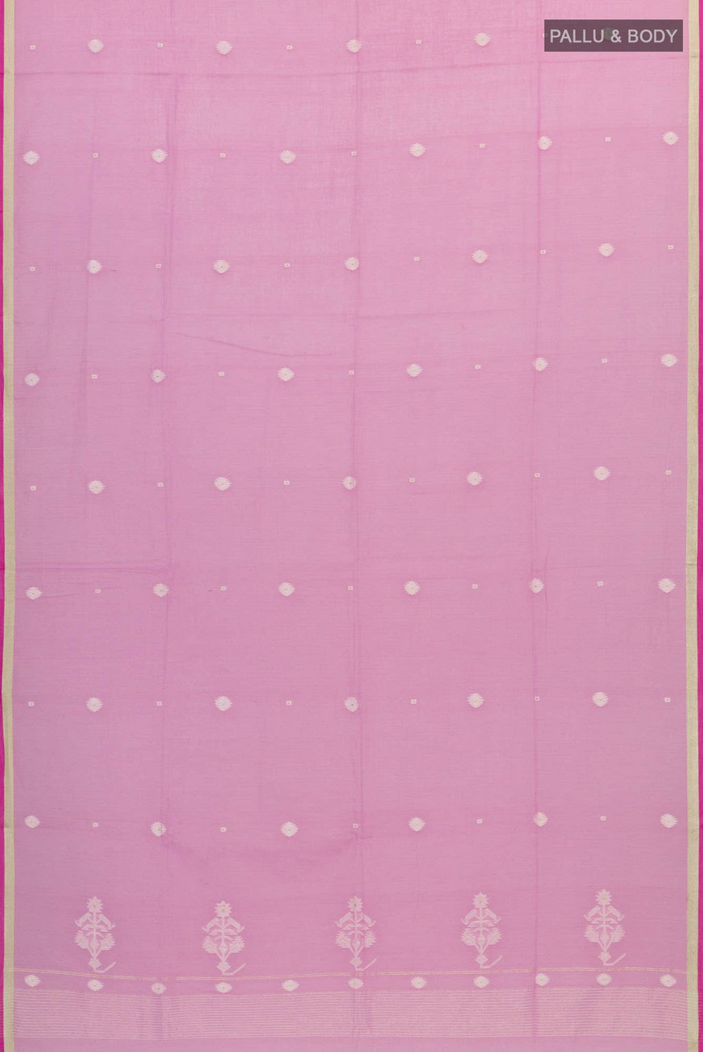 Damini-Pink Bengal Cotton Saree