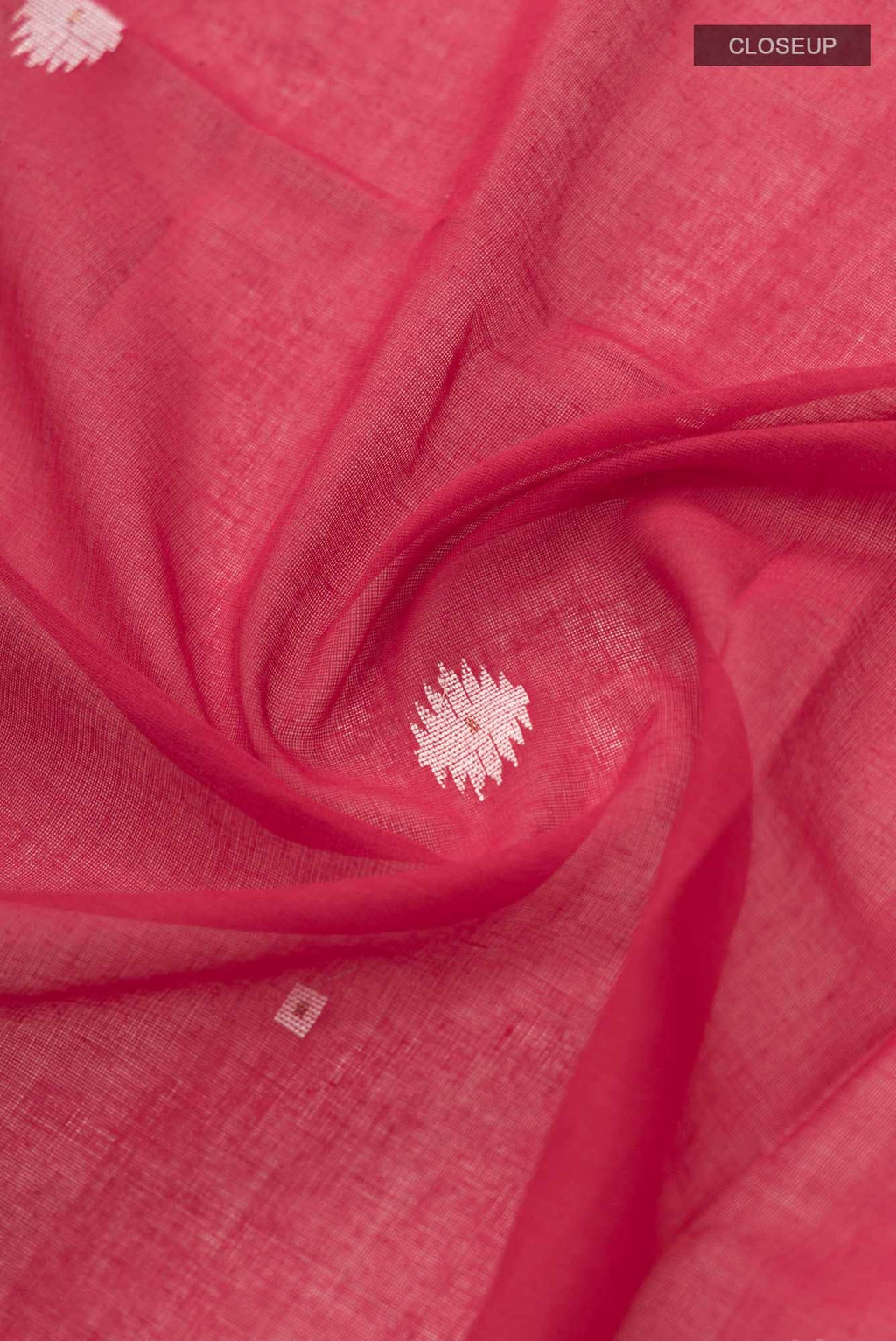 Damini-Red Bengal Cotton Saree