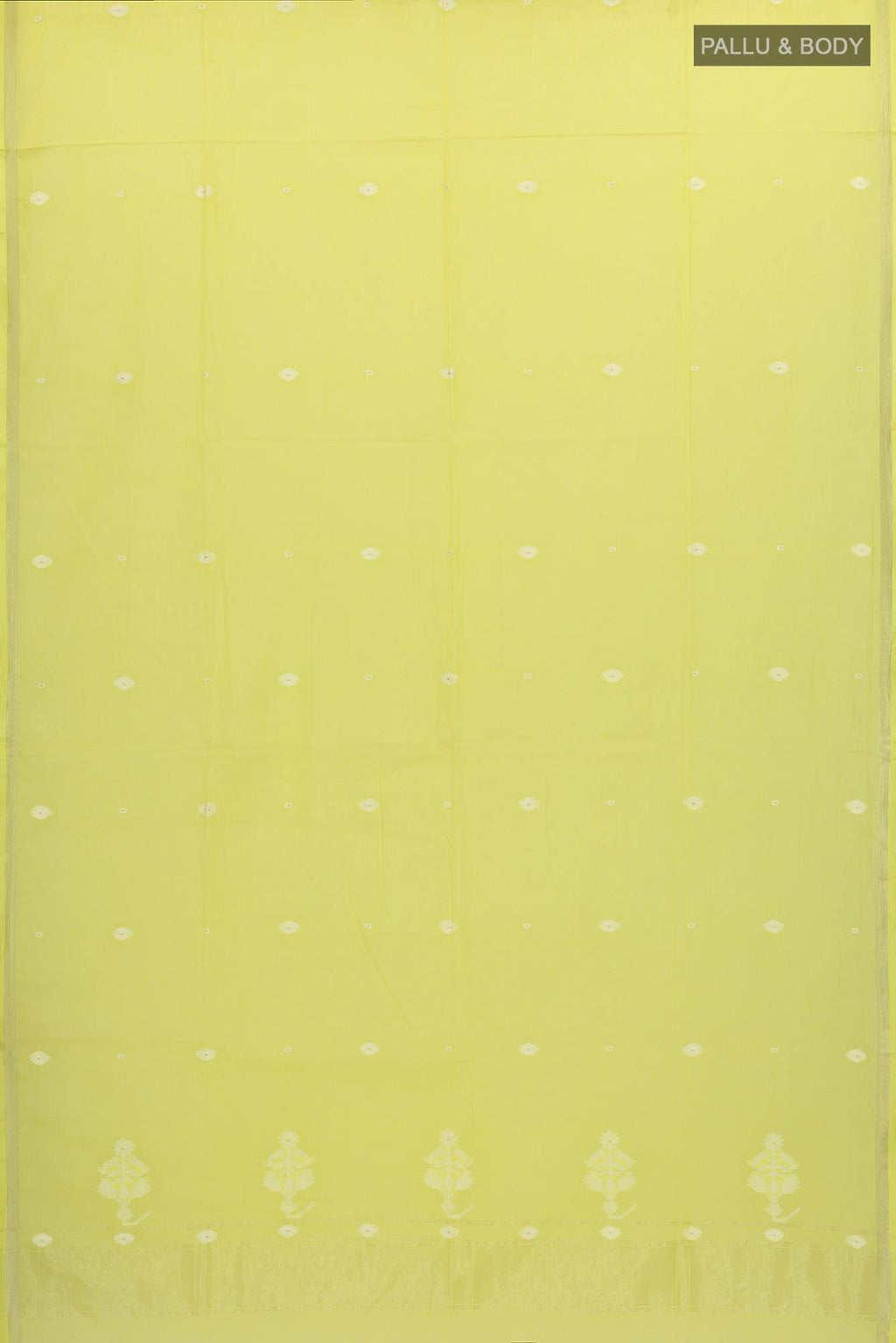 Damini-Yellow Bengal Cotton Saree