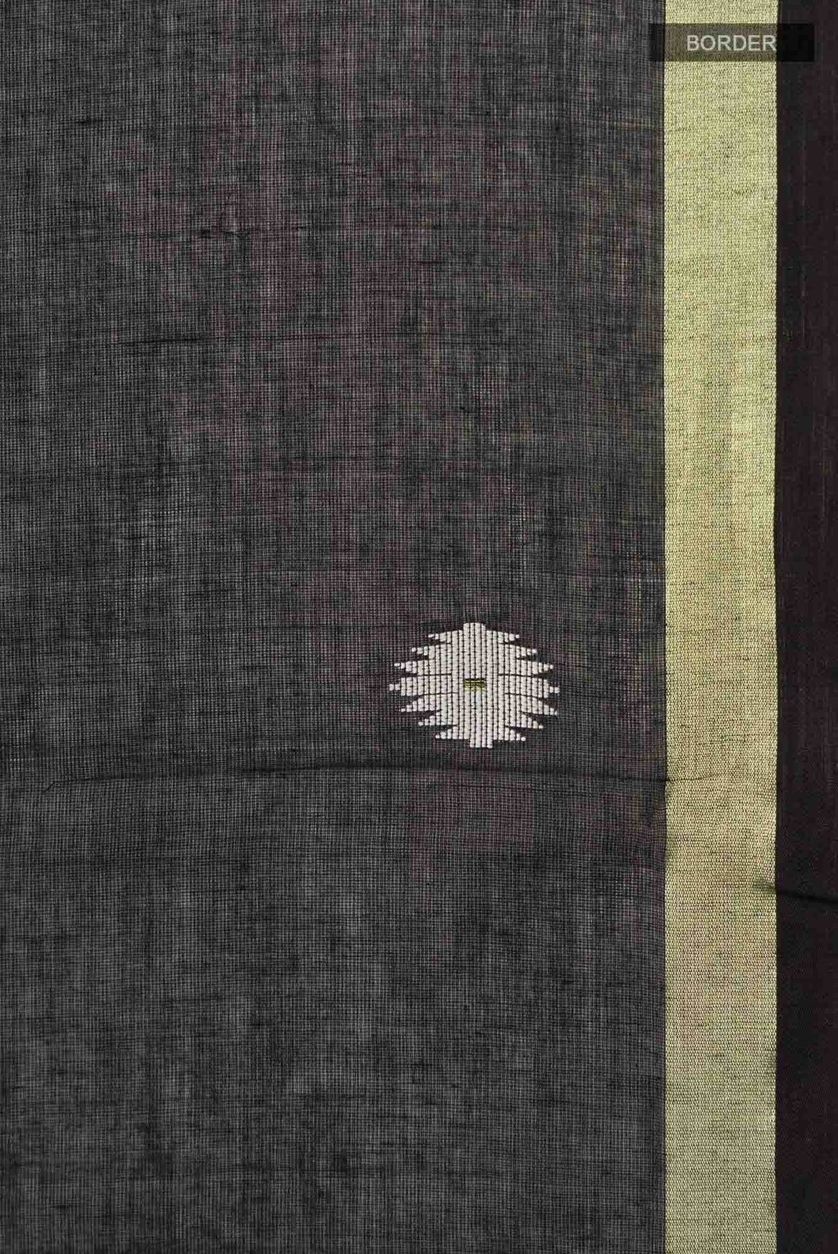 Damini-Black Bengal Cotton Saree