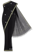 Damini-Black Bengal Cotton Saree