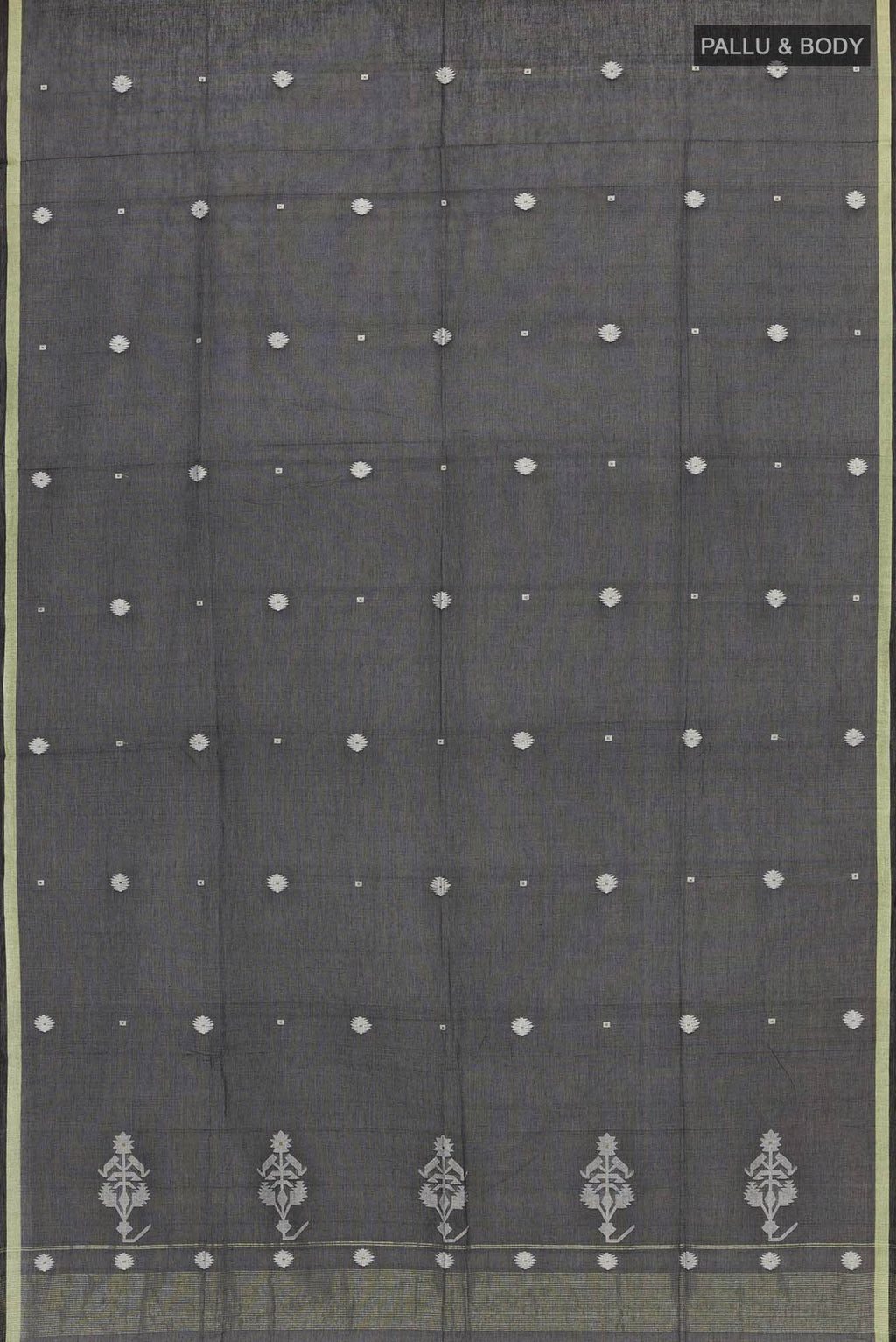 Damini-Black Bengal Cotton Saree