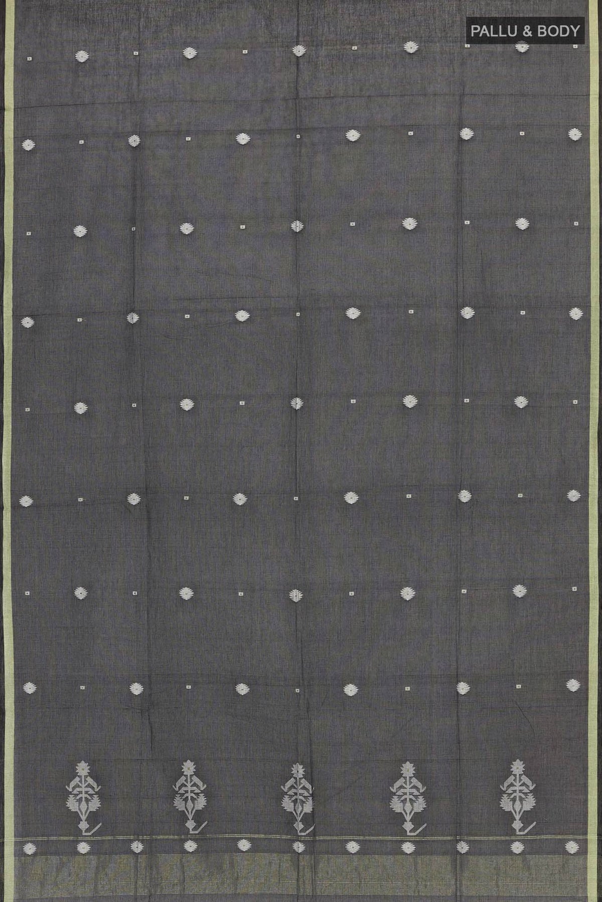 Damini-Black Bengal Cotton Saree