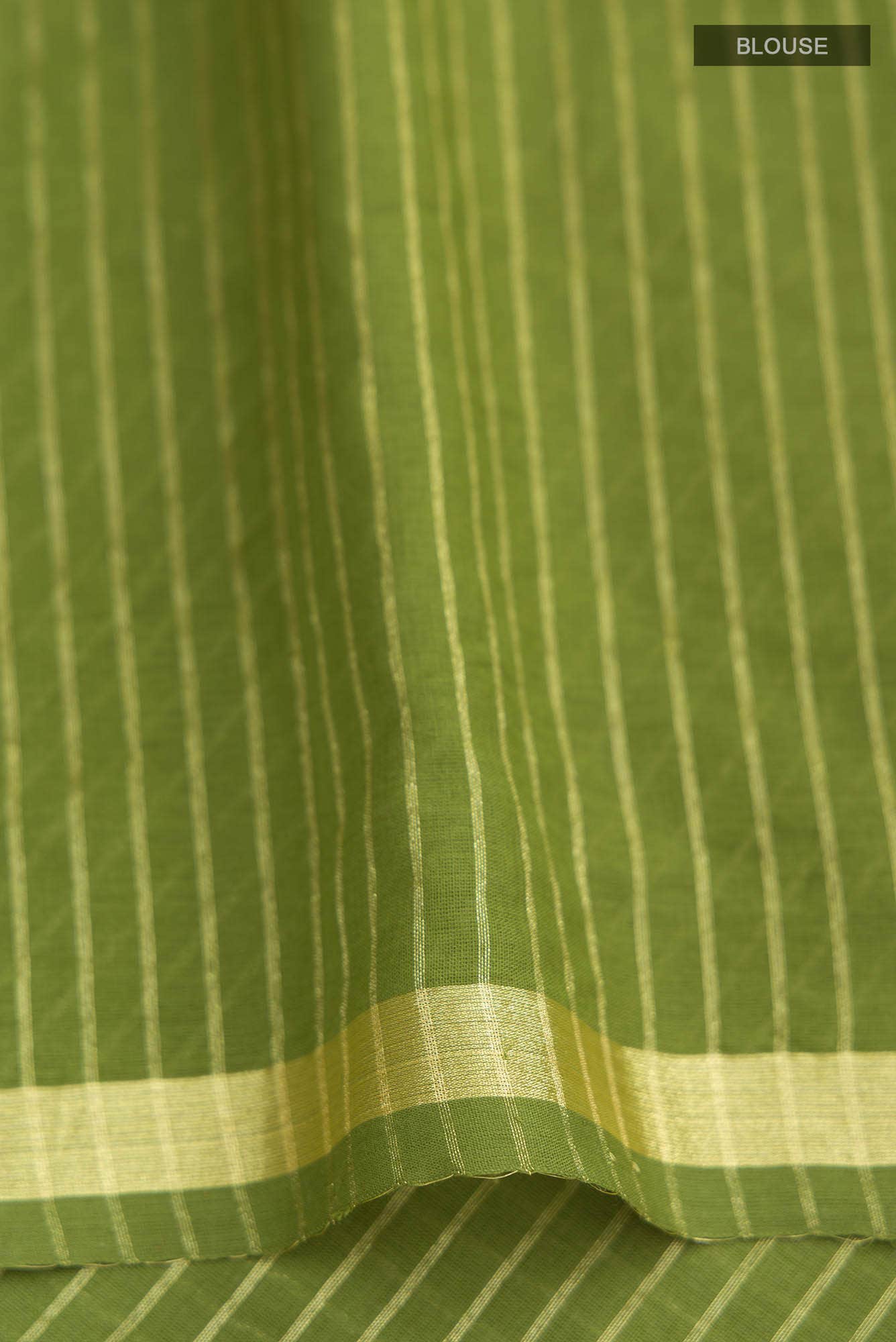 Damini-Green Bengal Cotton Saree