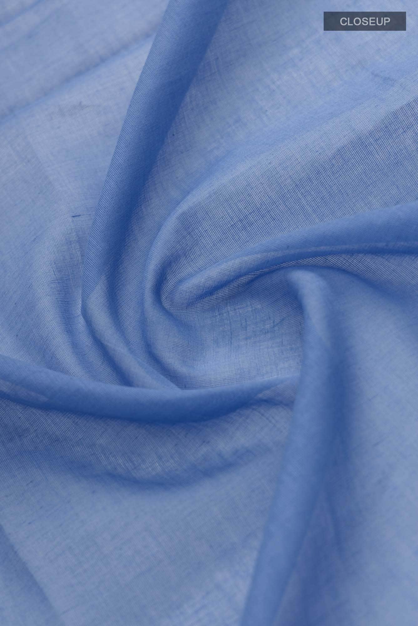 Suchitra-Light Violet Bengal Cotton Saree