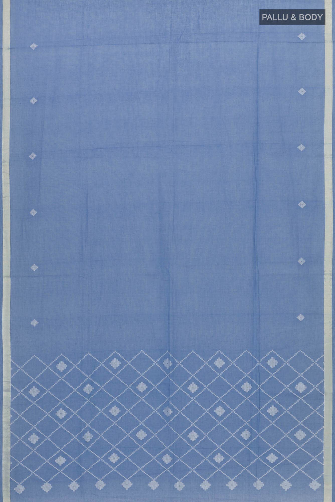 Suchitra-Light Violet Bengal Cotton Saree