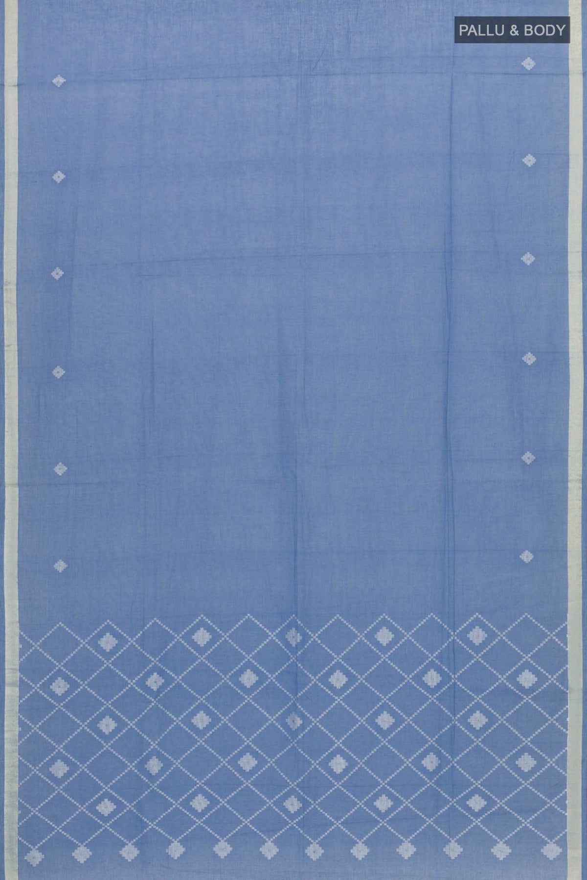 Suchitra-Light Violet Bengal Cotton Saree