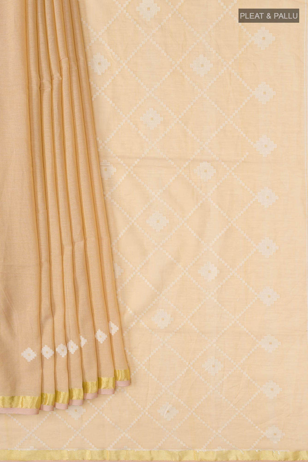 Suchitra-Sandal Bengal Cotton Saree