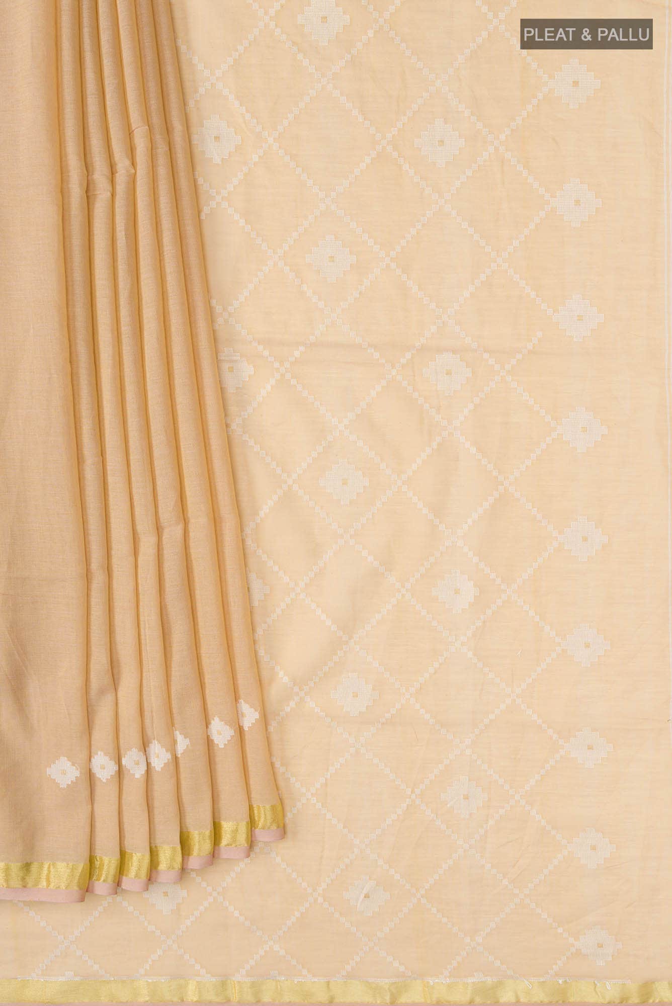 Suchitra-Sandal Bengal Cotton Saree