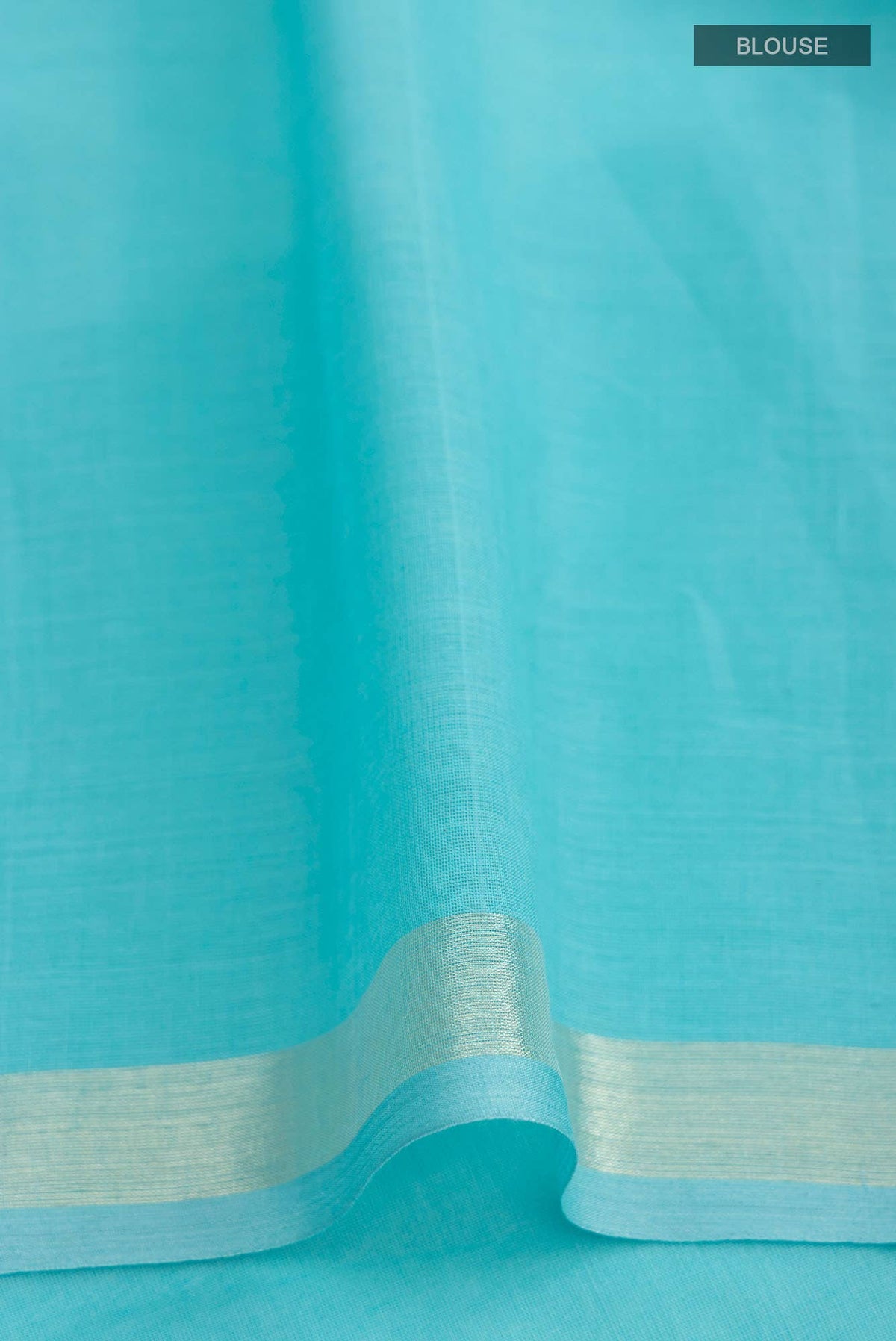 Suchitra-Turquoise Bengal Cotton Saree