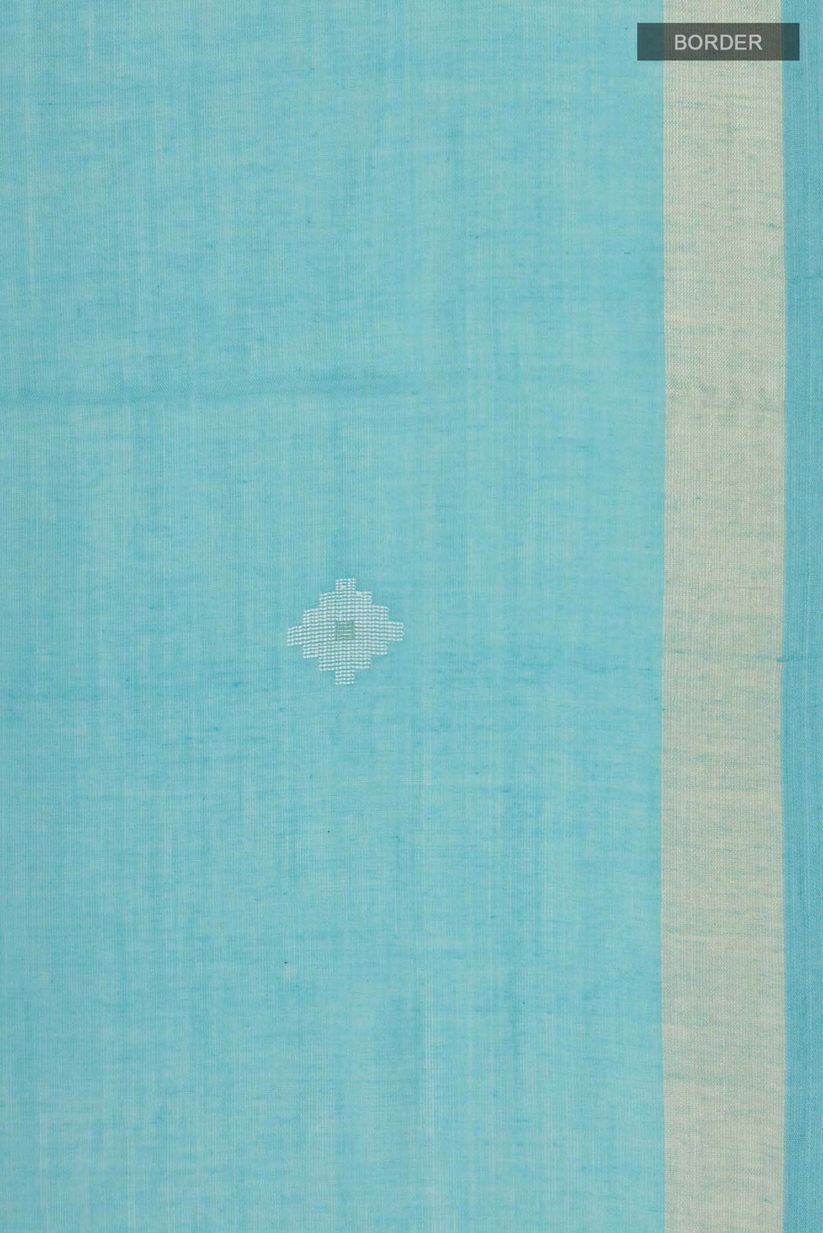 Suchitra-Turquoise Bengal Cotton Saree