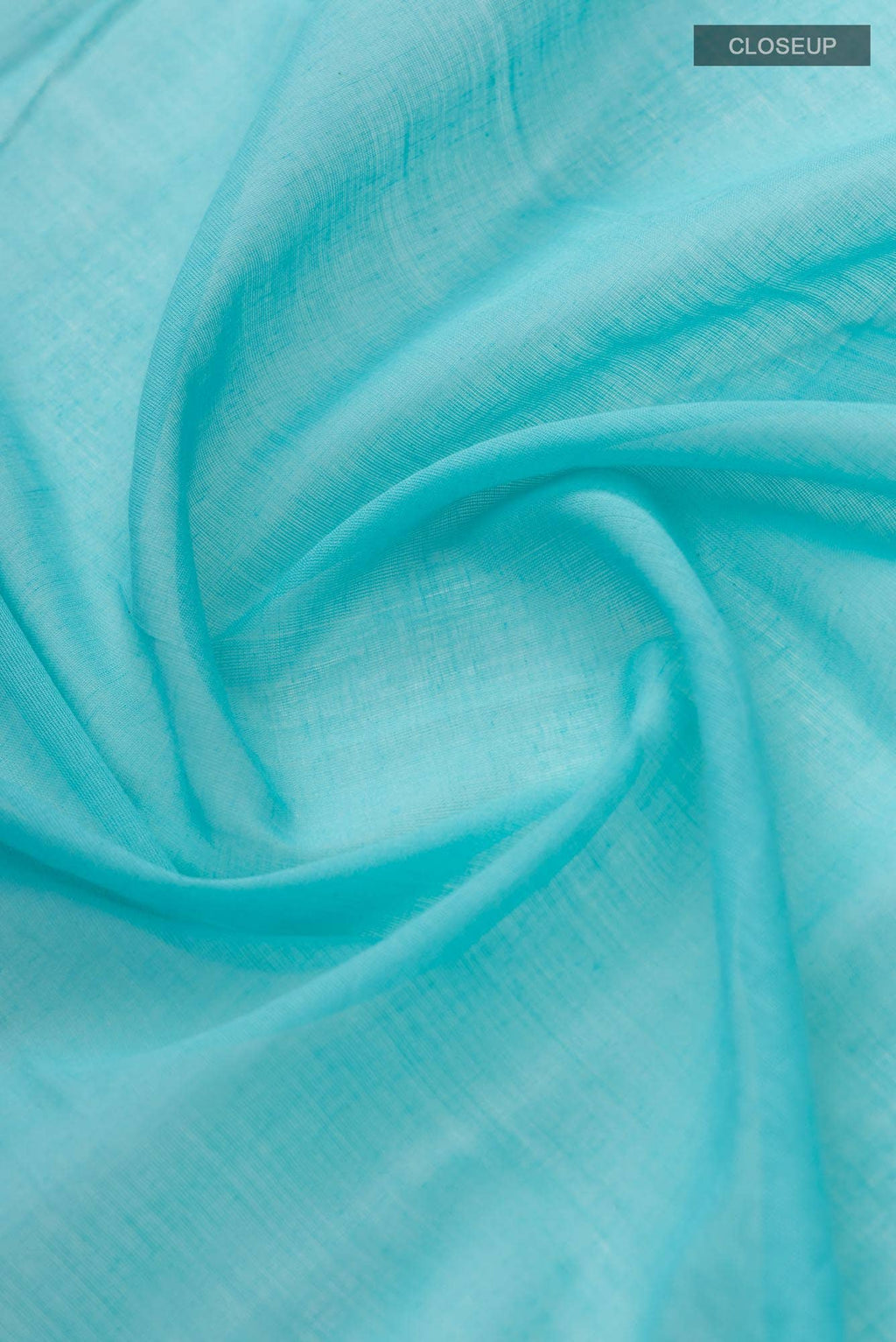 Suchitra-Turquoise Bengal Cotton Saree