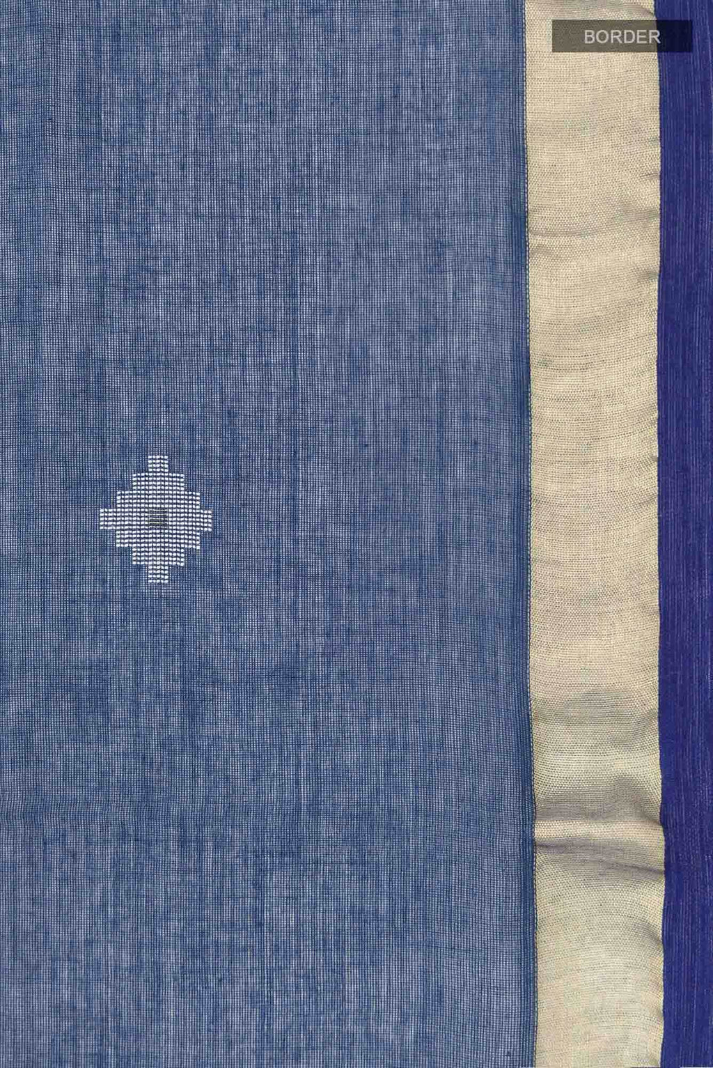 Suchitra-Dark Blue Bengal Cotton Saree