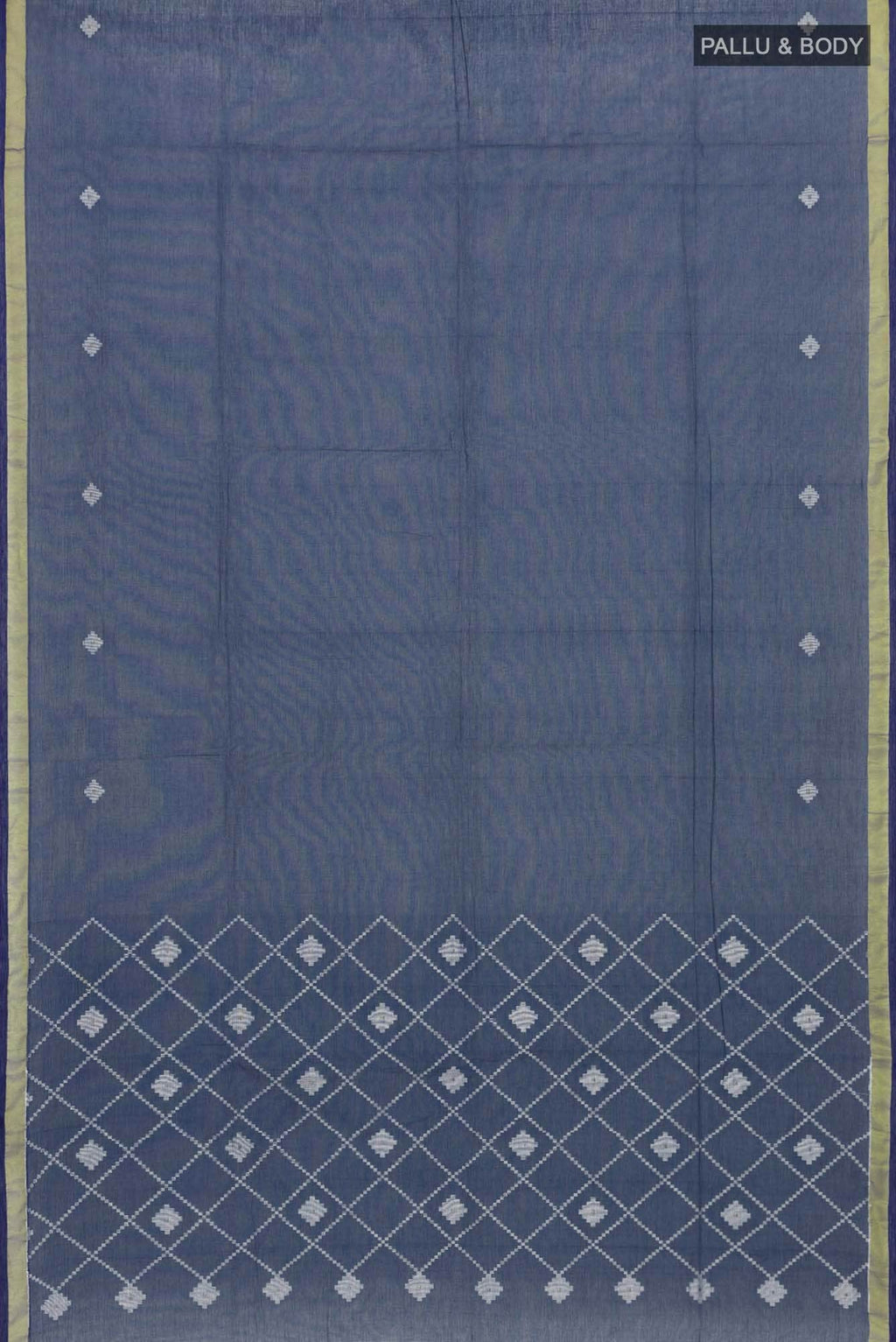 Suchitra-Dark Blue Bengal Cotton Saree