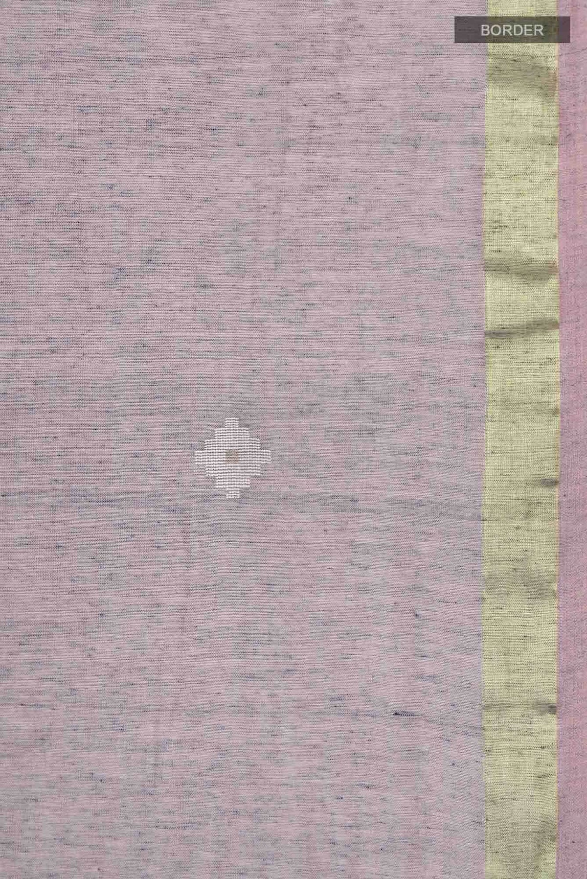 Suchitra-Light Burgundy Bengal Cotton Saree
