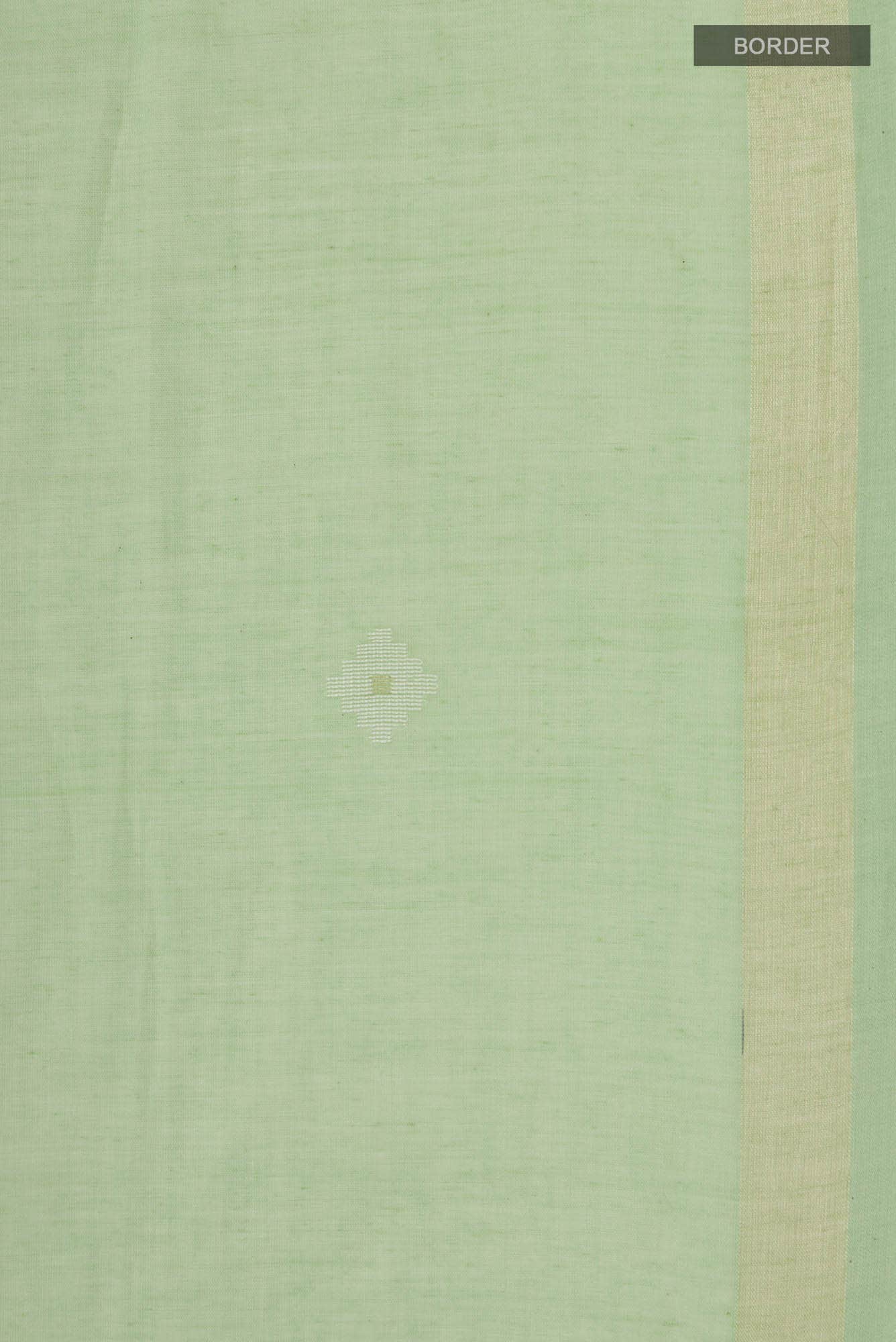 Suchitra-Mint Green Bengal Cotton Saree