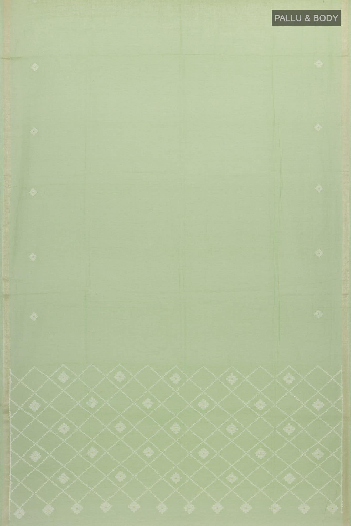 Suchitra-Mint Green Bengal Cotton Saree