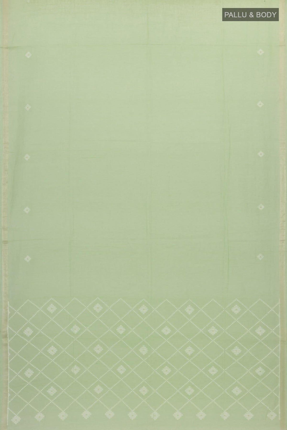 Suchitra-Mint Green Bengal Cotton Saree
