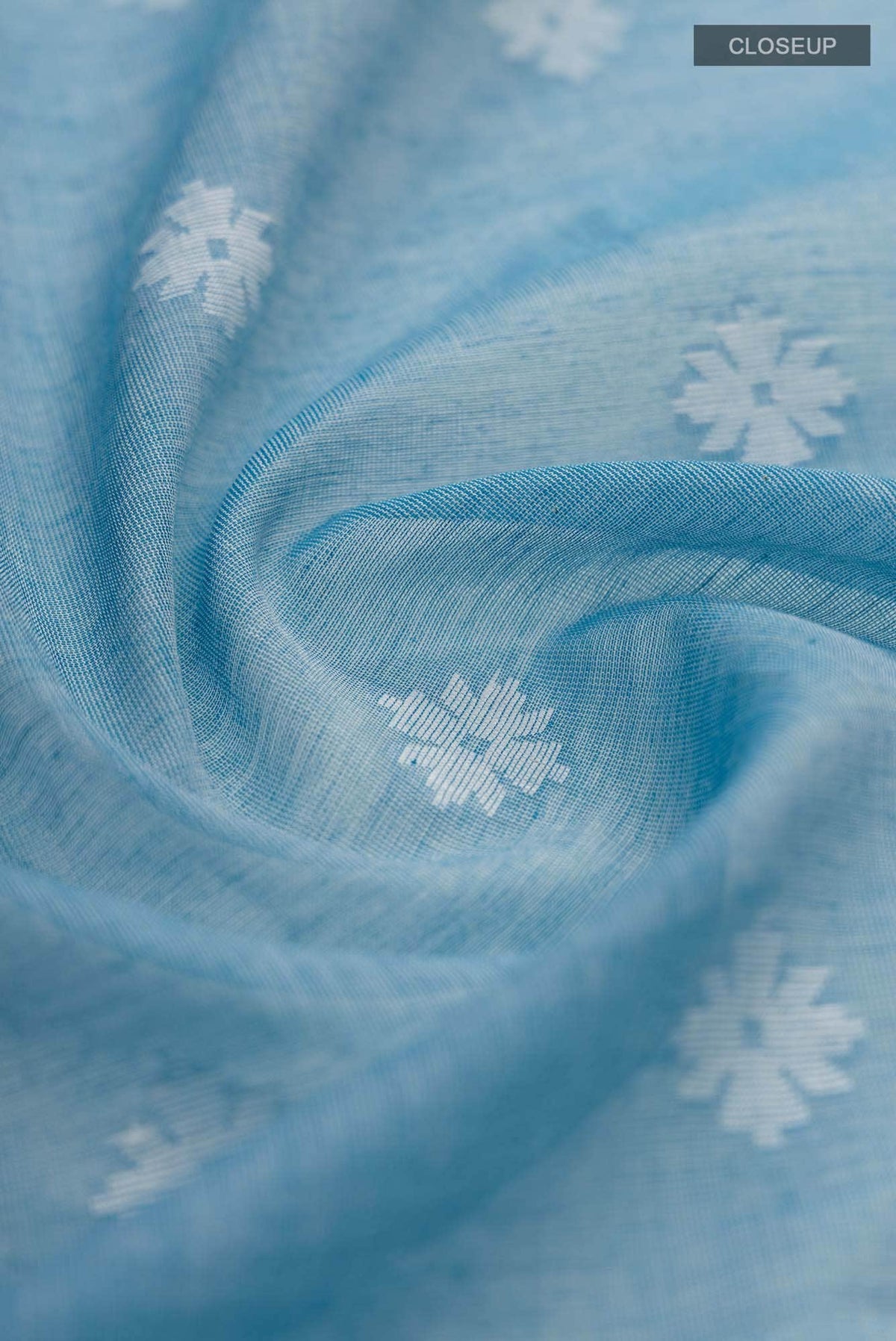 Aarna-Blue Bengal Cotton Saree