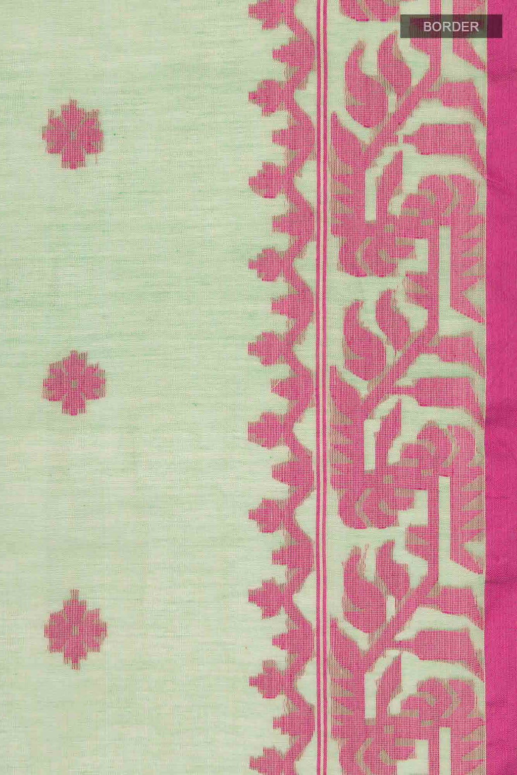 Aarna-Green Bengal Cotton Saree