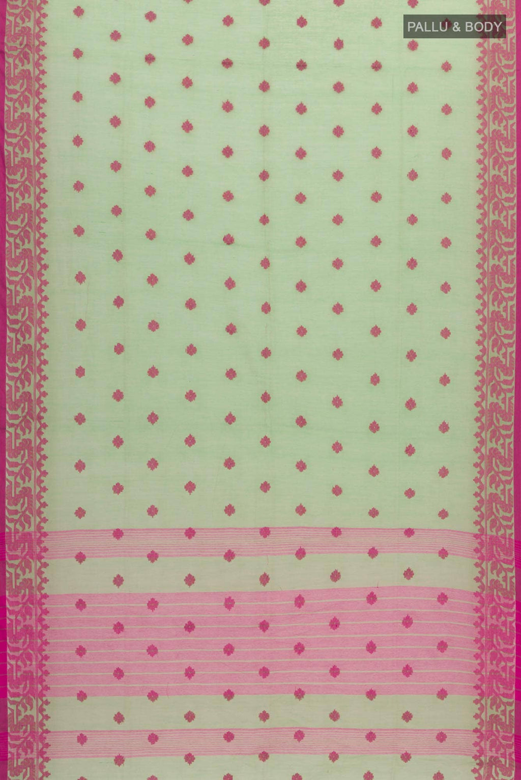 Aarna-Green Bengal Cotton Saree