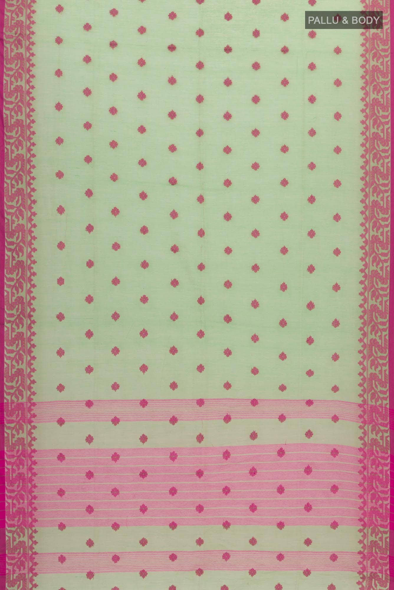 Aarna-Green Bengal Cotton Saree