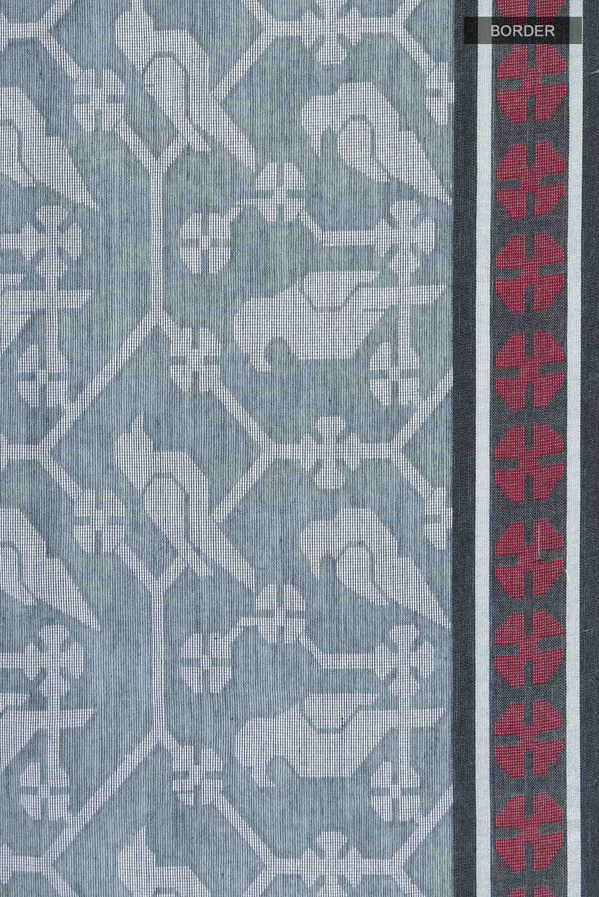 Mrinmayi-Blue Bengal Cotton Saree